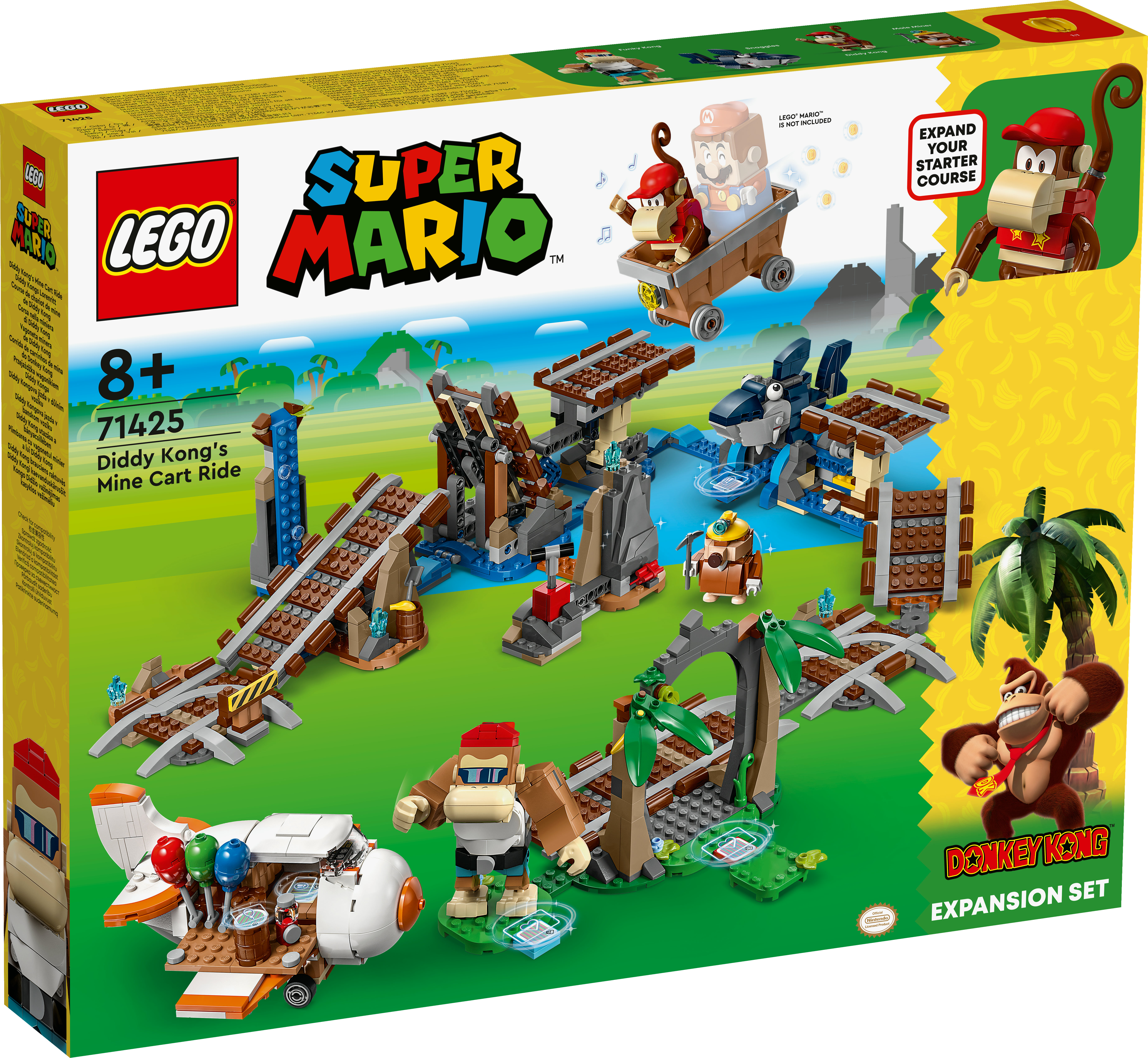LEGO Super Mario 71425 Diddy Kongs Lorenritt Erweiterungsset