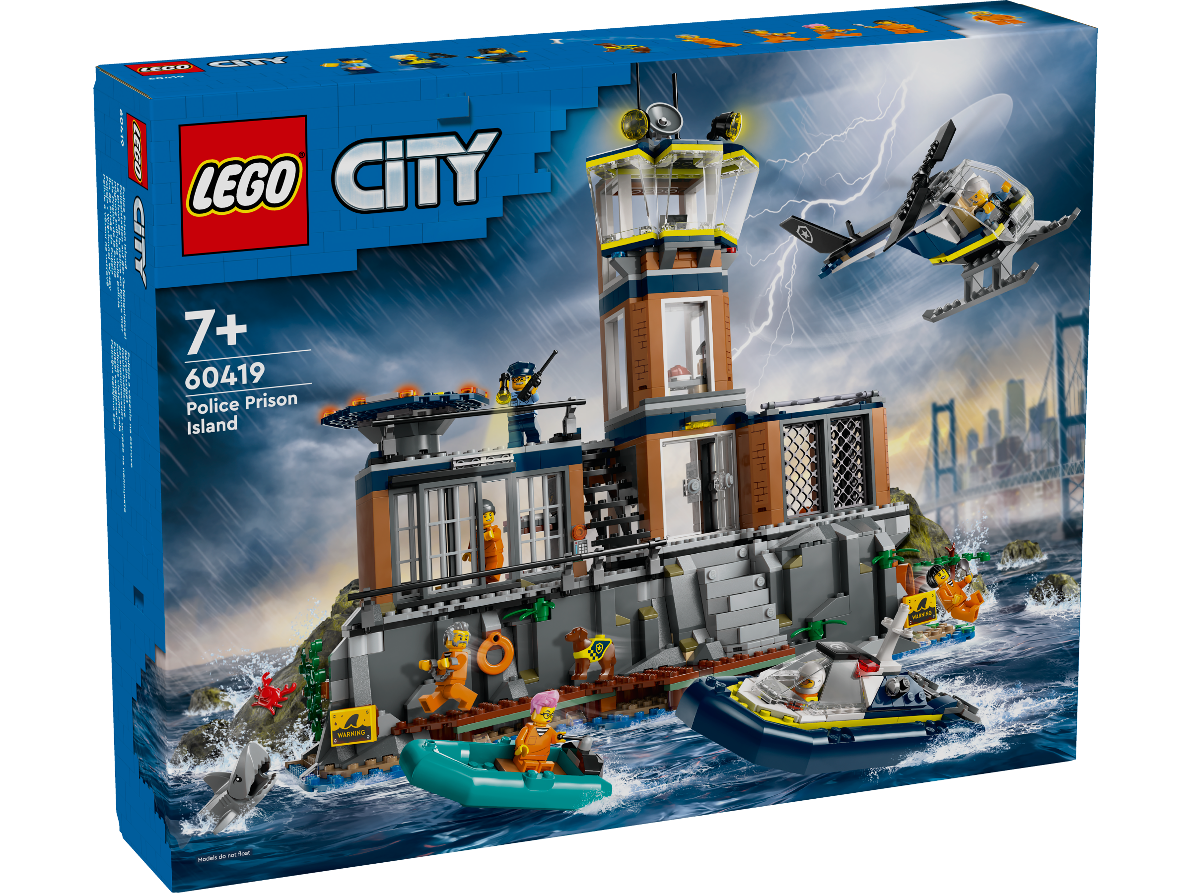 LEGO® City 60419 Polizeistation auf der Gefängnisinsel