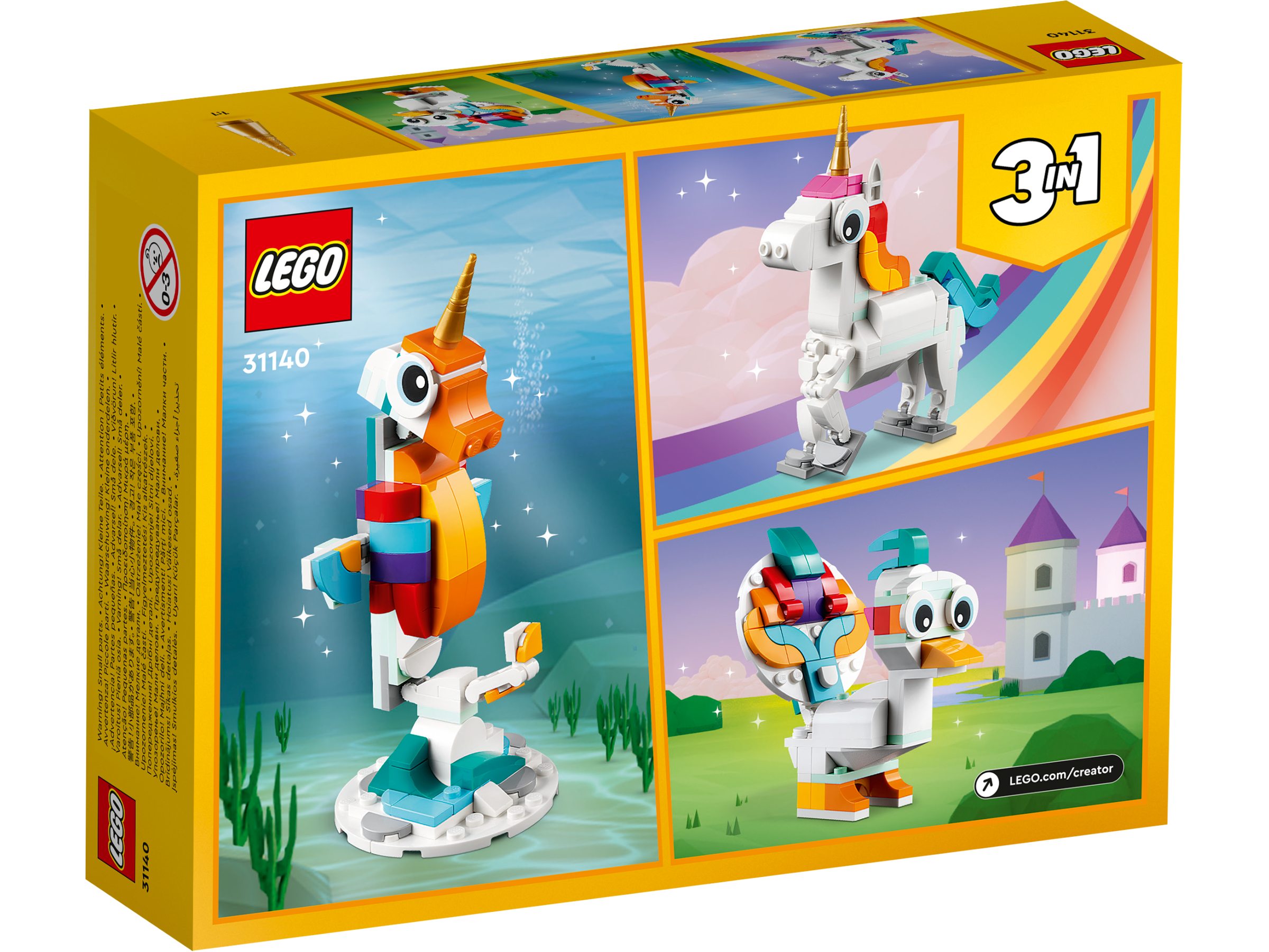 LEGO® Creator 3-in-1-Sets 31140 Magisches Einhorn