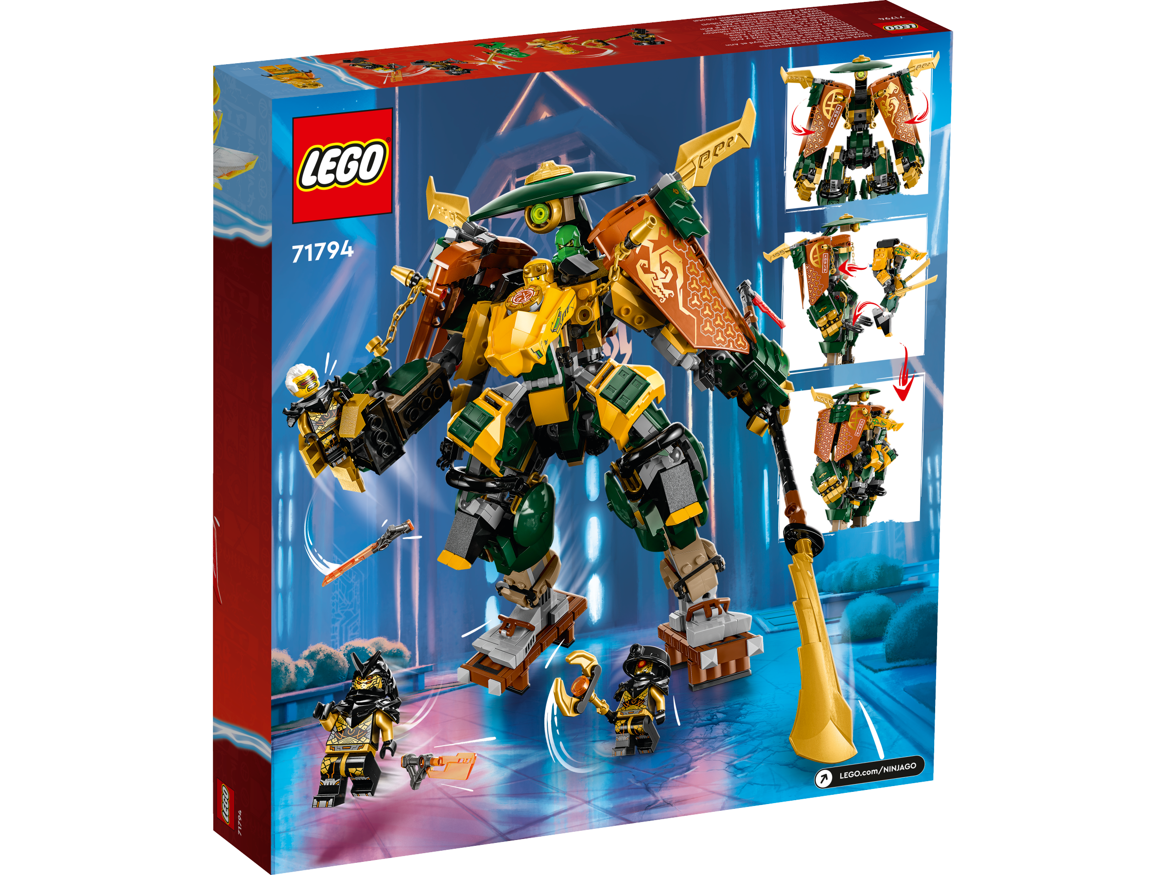 LEGO® NINJAGO® 71794 Lloyds und Arins Training-Mechs