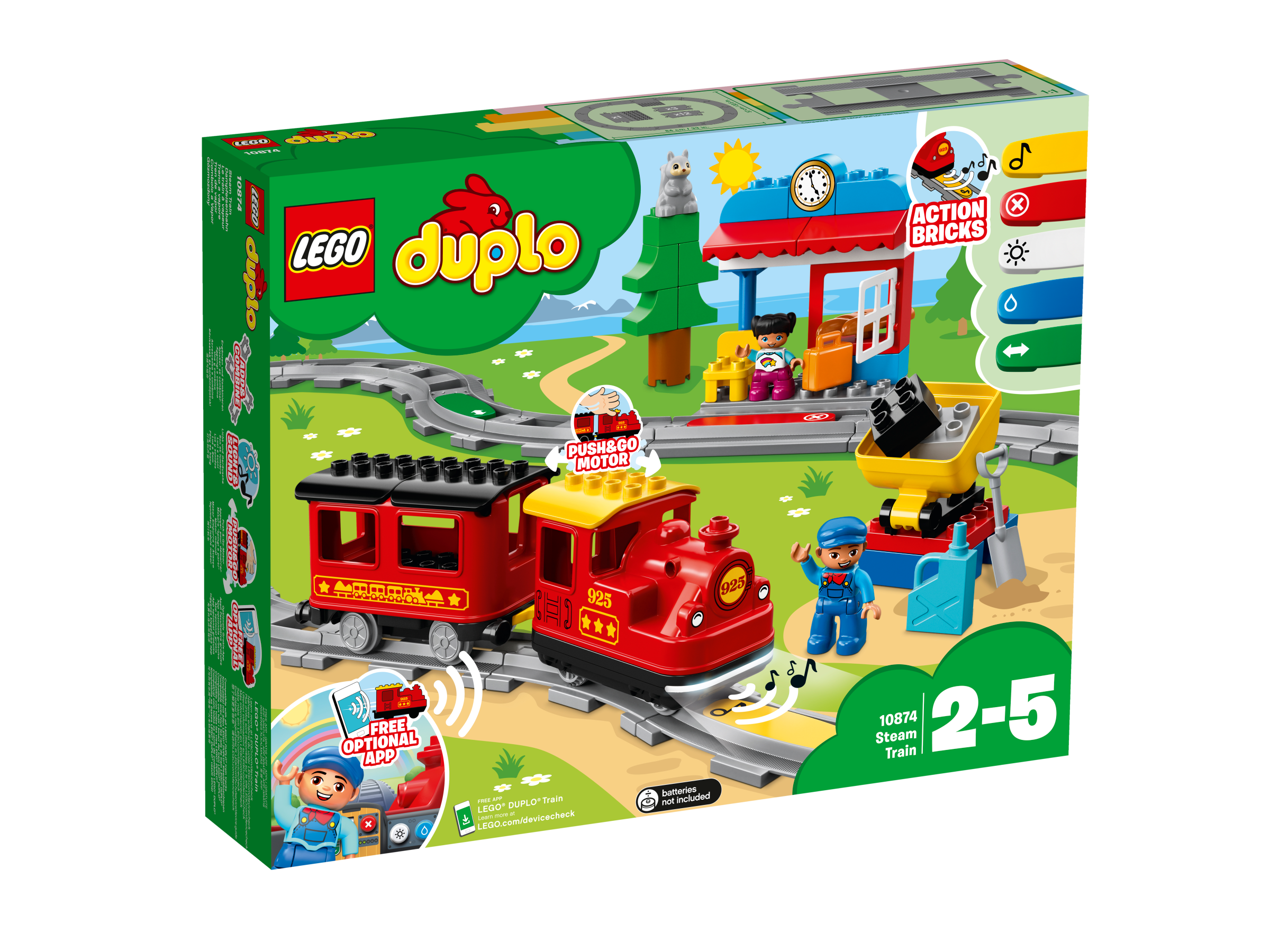 LEGO® DUPLO® 10874 Dampfeisenbahn