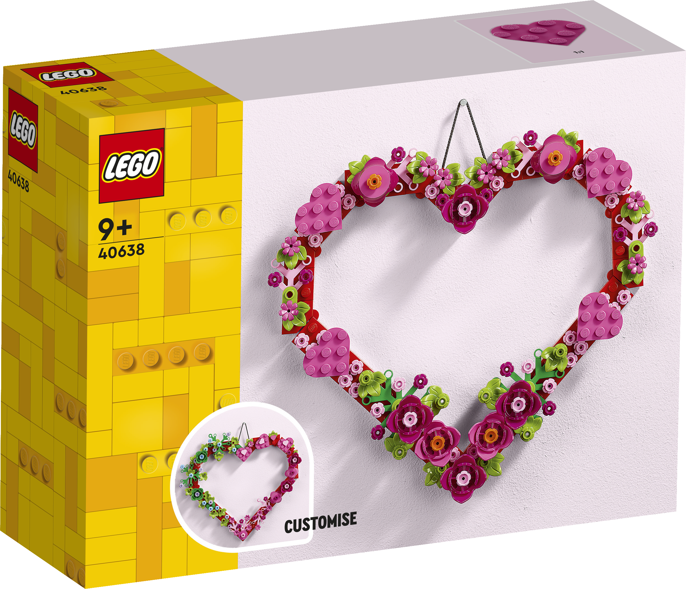 LEGO Iconic 40638 Herz-Deko
