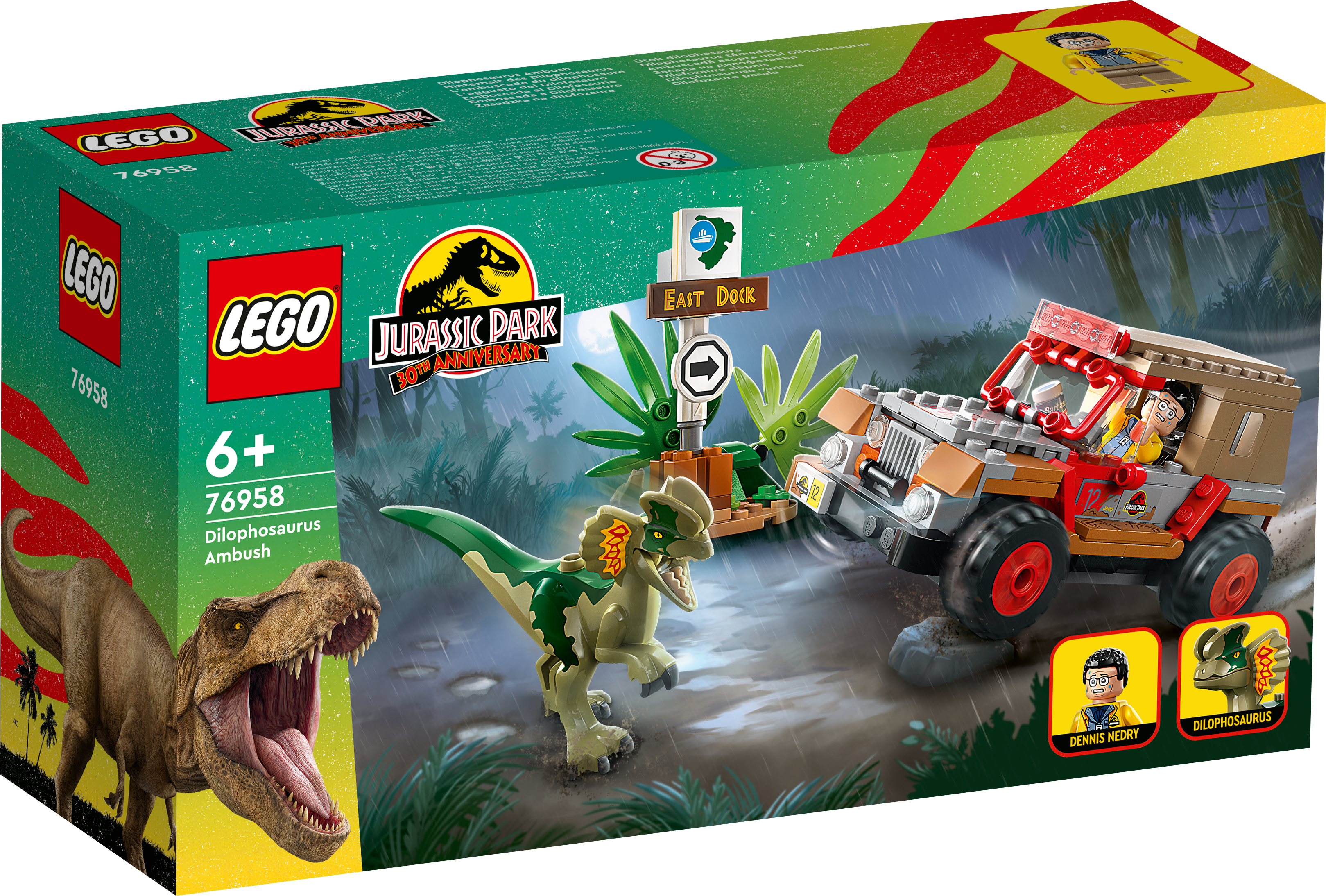 LEGO Jurassic Park 76958 Hinterhalt des Dilophosaurus