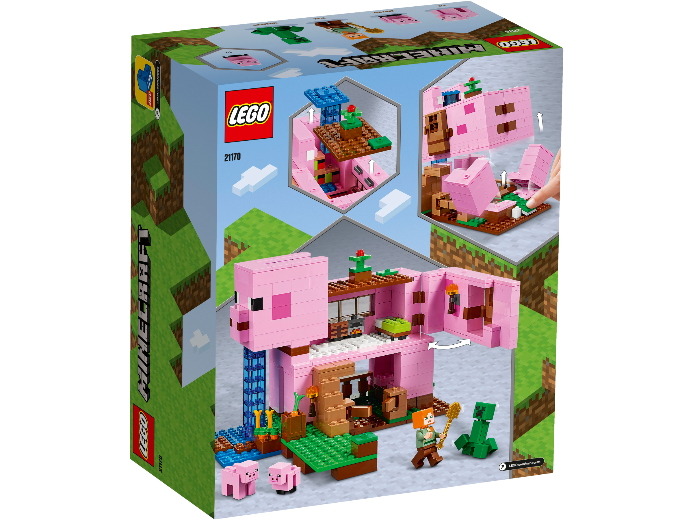 LEGO® Minecraft™ 21170 Das Schweinehaus