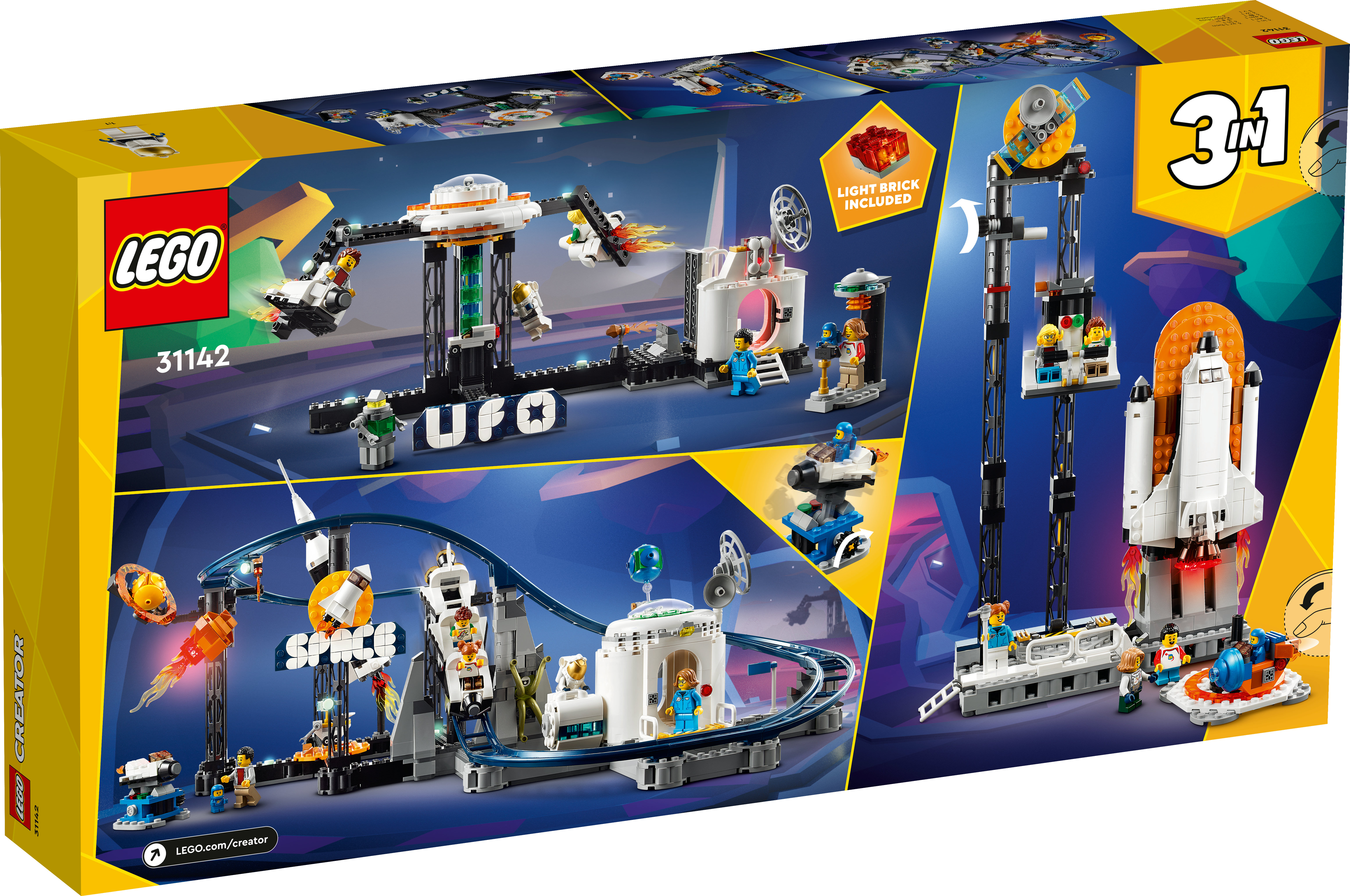 LEGO Creator 31142 Weltraum Achterbahn