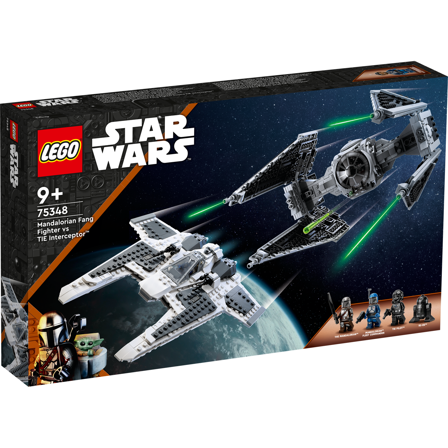 LEGO Star Wars 75348 Mandalorianischer Fang Fighter vs. TIE Interceptor