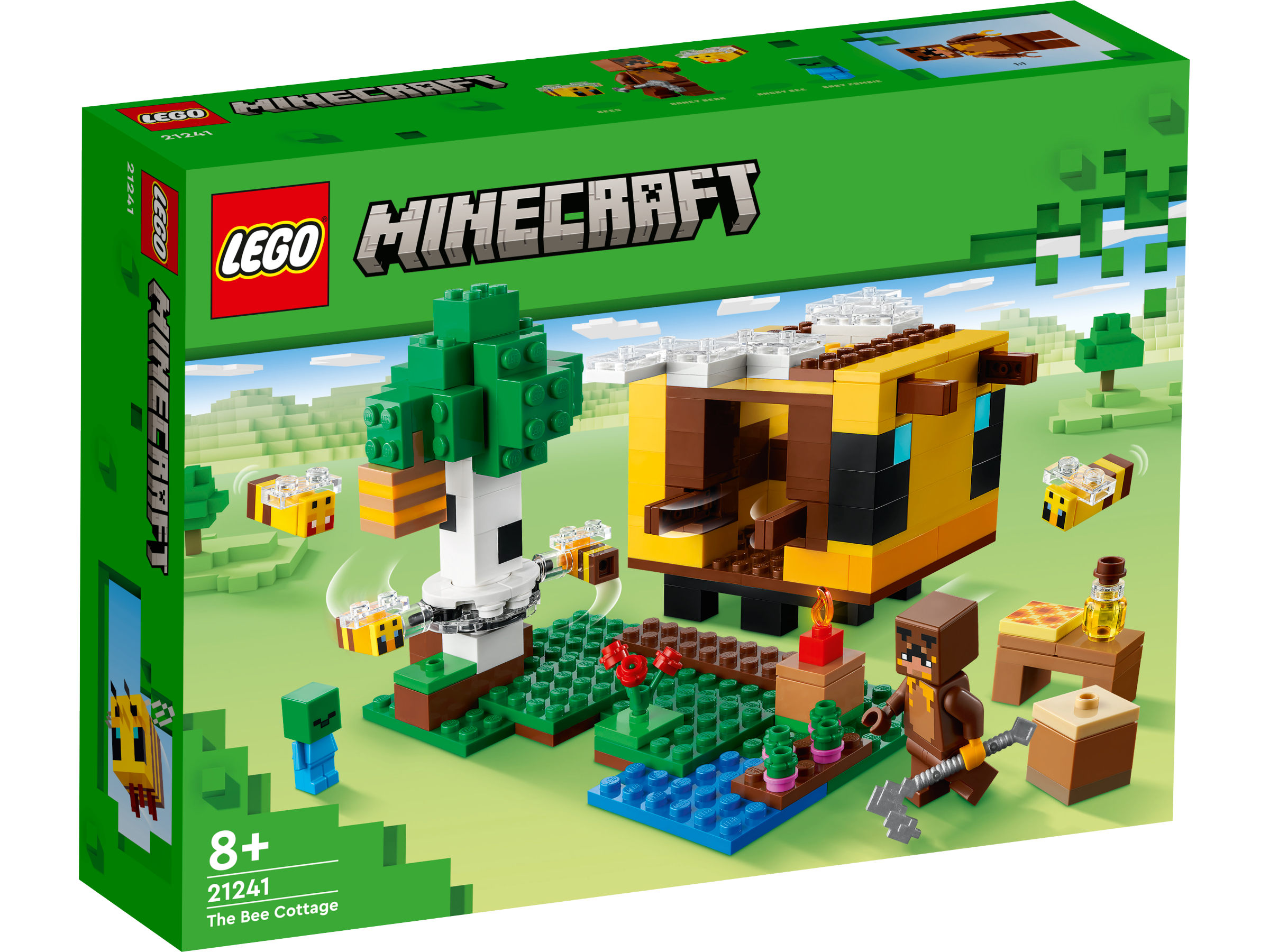 LEGO® Minecraft™ 21241 Das Bienenhäuschen