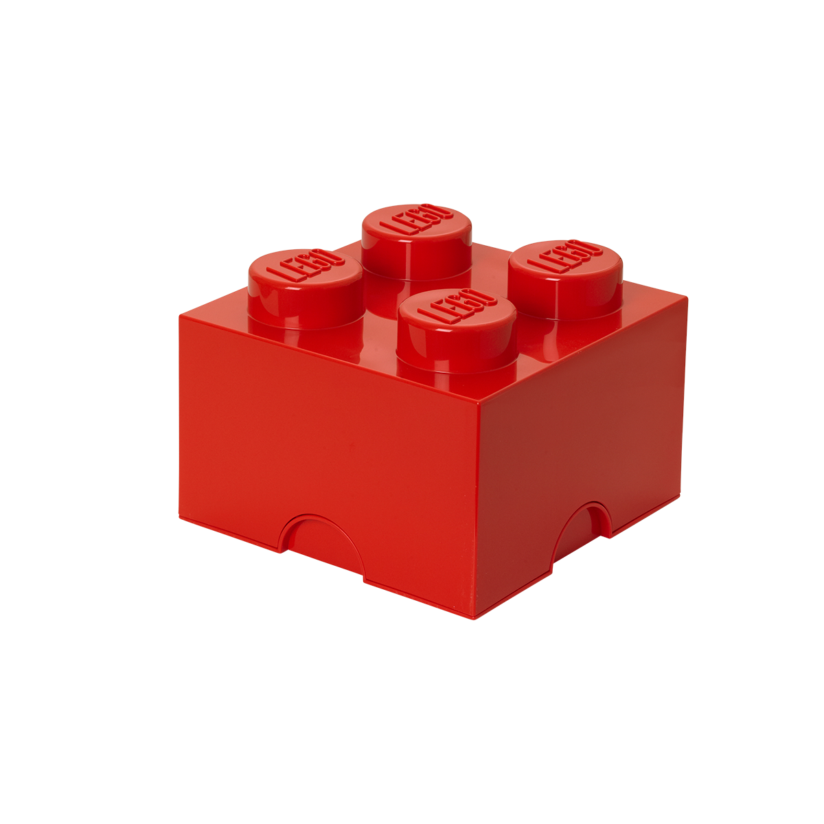 LEGO® Aufbewahrungsstein mit 4 Noppen in Rot