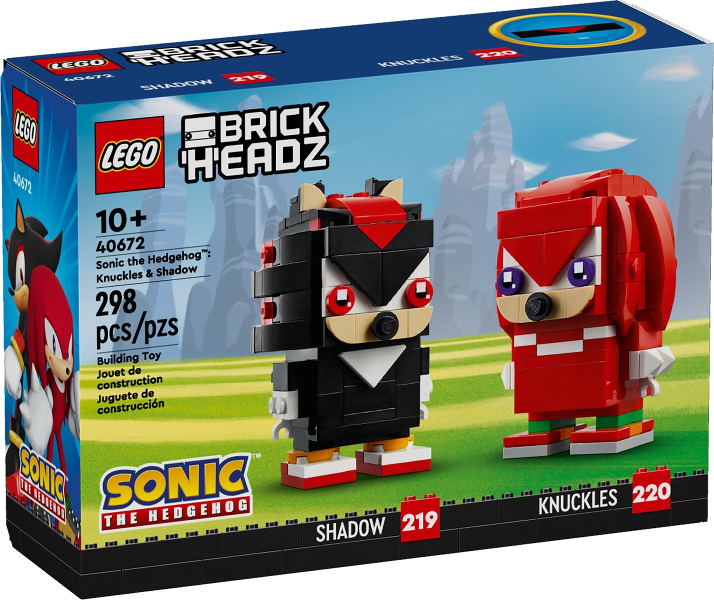 LEGO Brick Headz 40672 Sonic the Hedgehog Knuckles und Shadow
