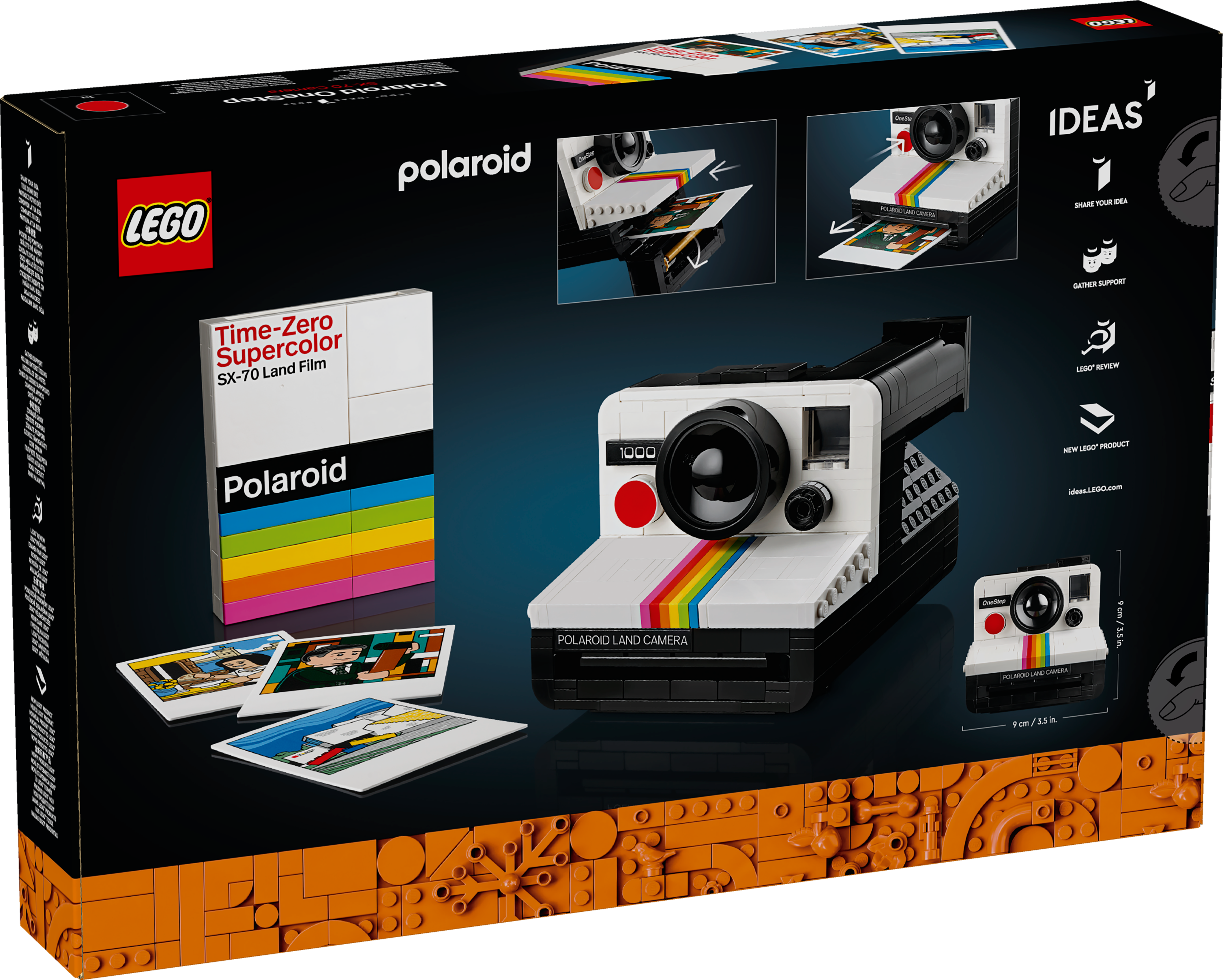 LEGO Ideas 21345 Polaroid OneStep SX 70 Sofortbildkamera