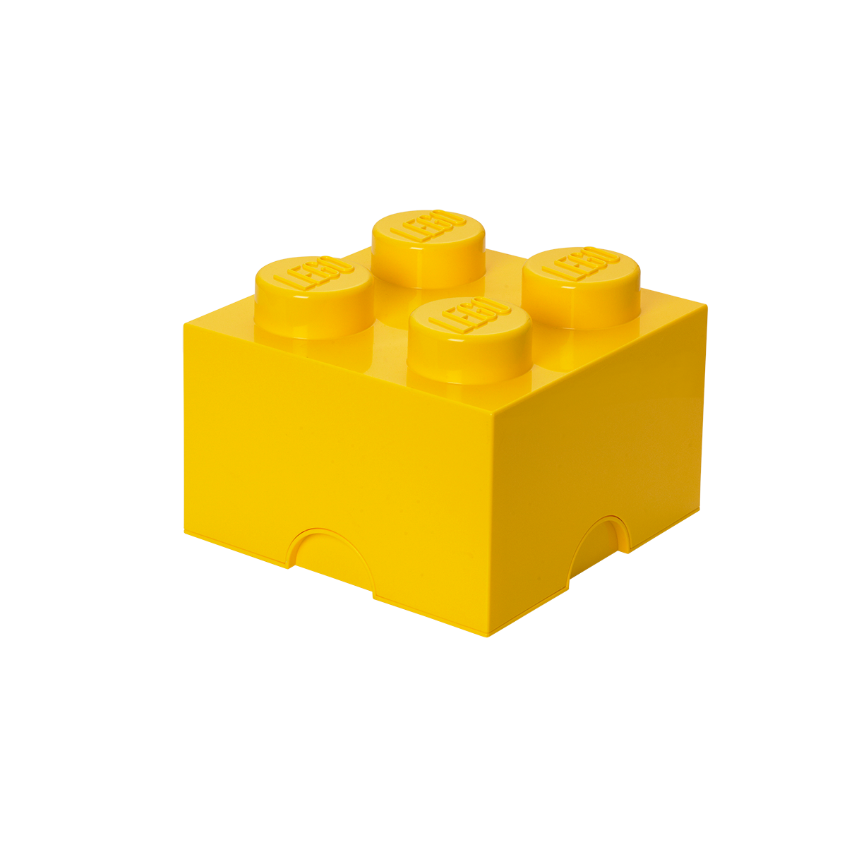 LEGO® Aufbewahrungsstein mit 4 Noppen in Gelb