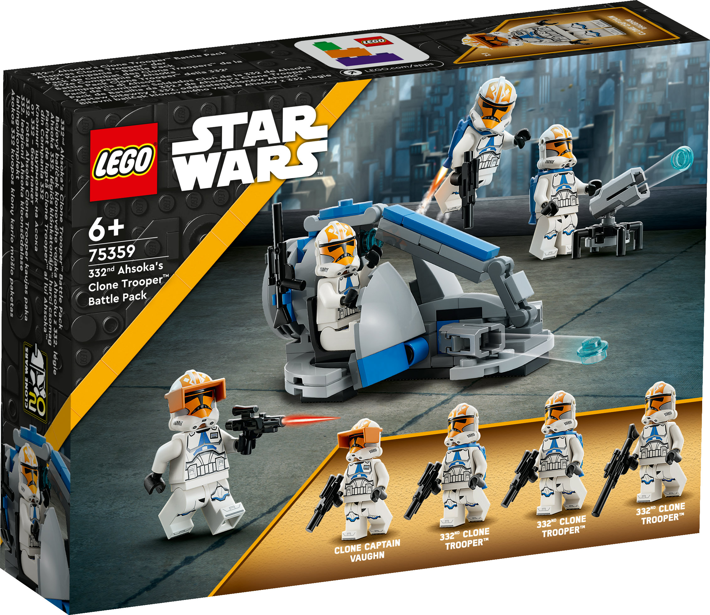 LEGO Star Wars 75359 Ahsokas Clone Trooper der 332. Kompanie Battle Pack