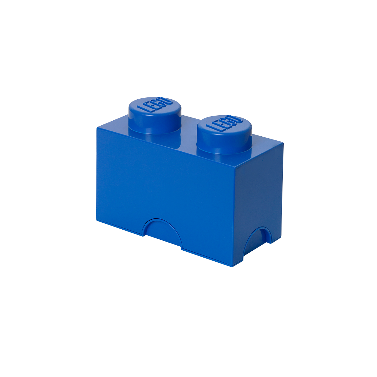 LEGO® Aufbewahrungsstein mit 2 Noppen in Blau