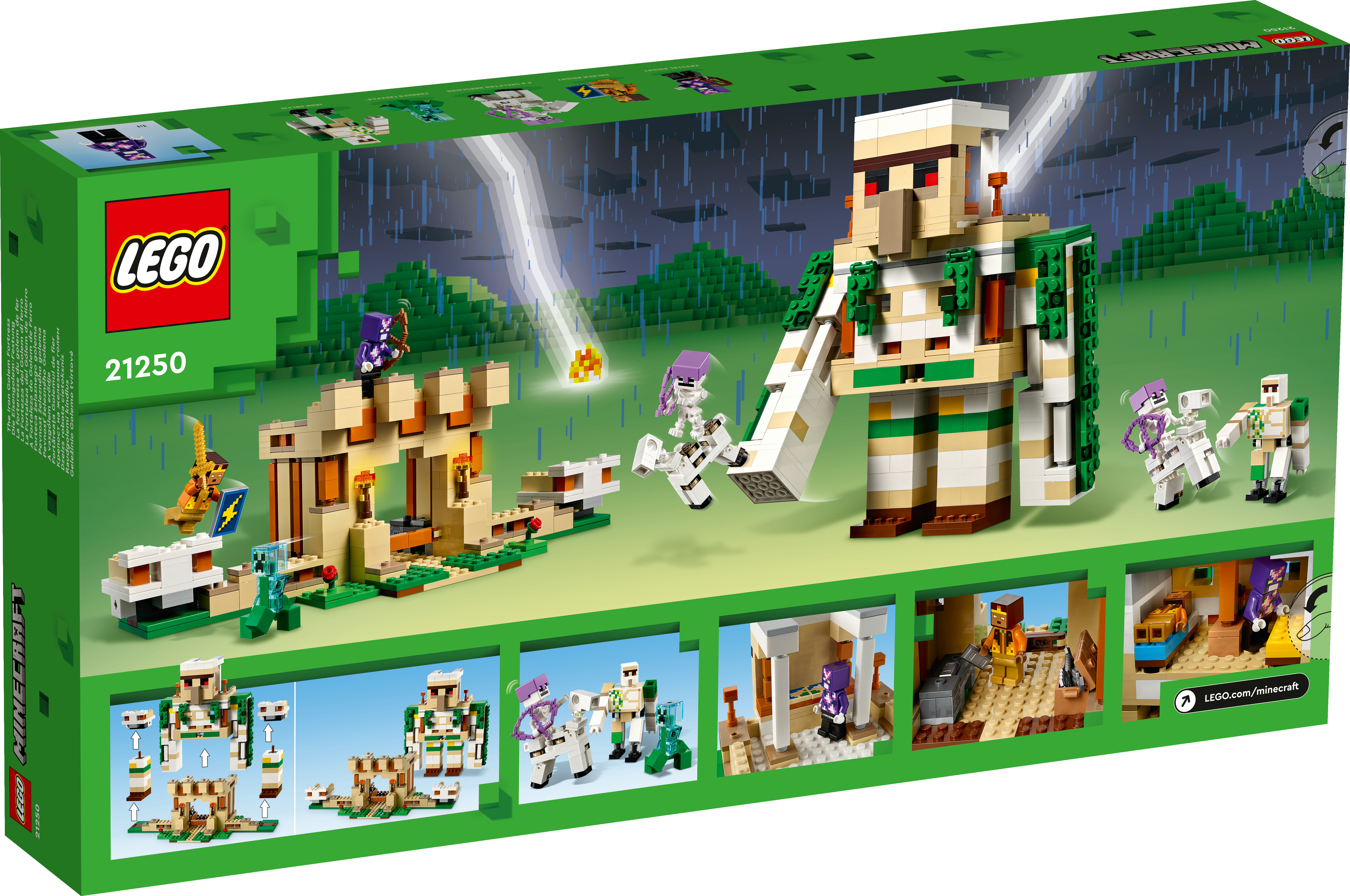 LEGO Minecraft 21250 Die Eisengolem Festung