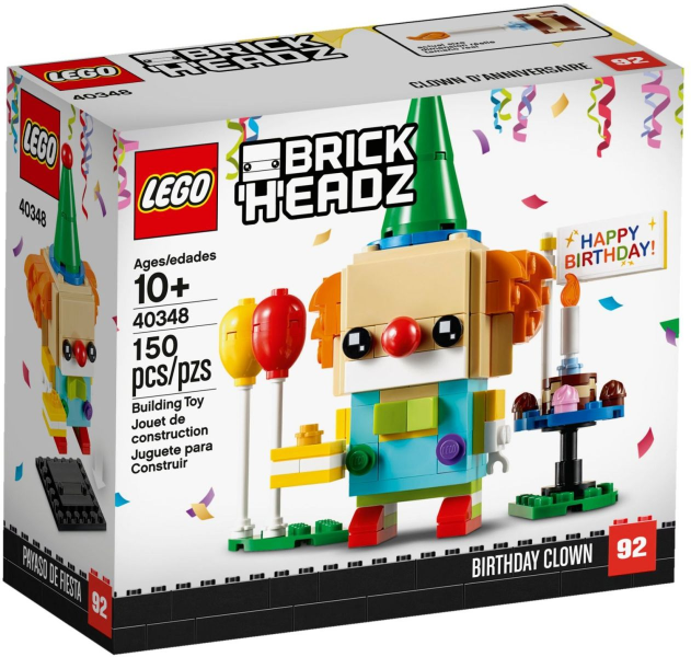 LEGO® BrickHeadz 40348 Geburtstagsclown