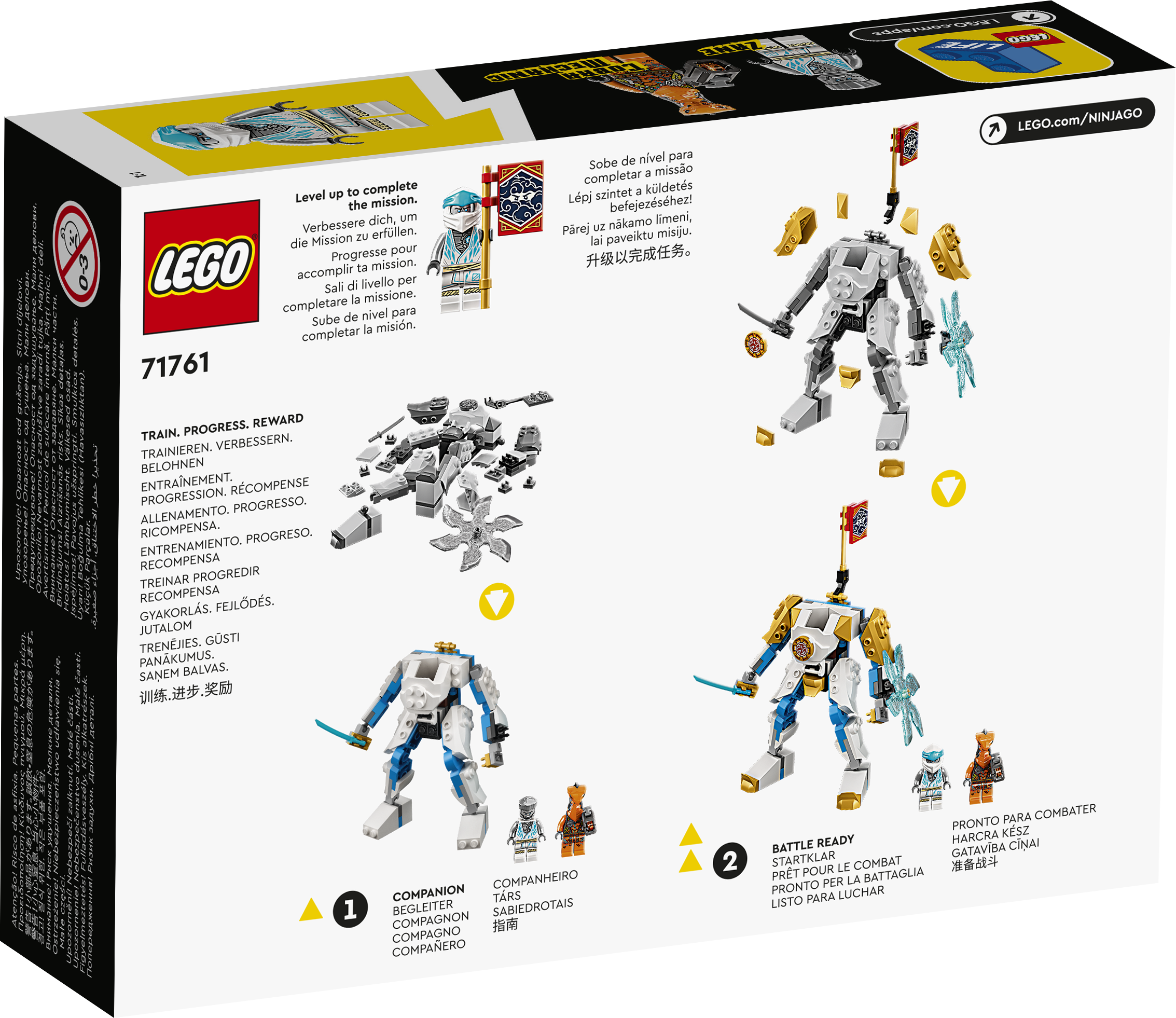 LEGO® NINJAGO 71761 Zanes Power-Up-Mech EVO