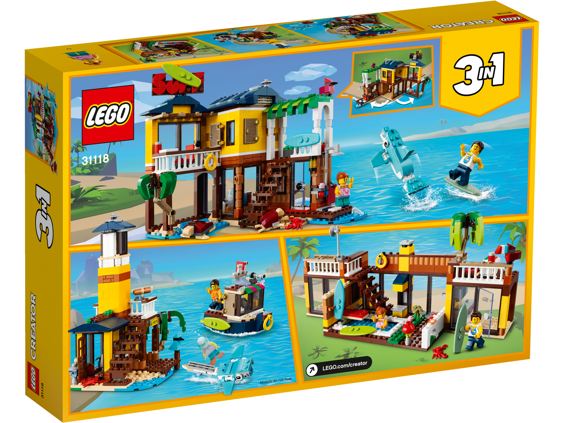 LEGO® Creator 3-in-1 31118 Surfer-Strandhaus