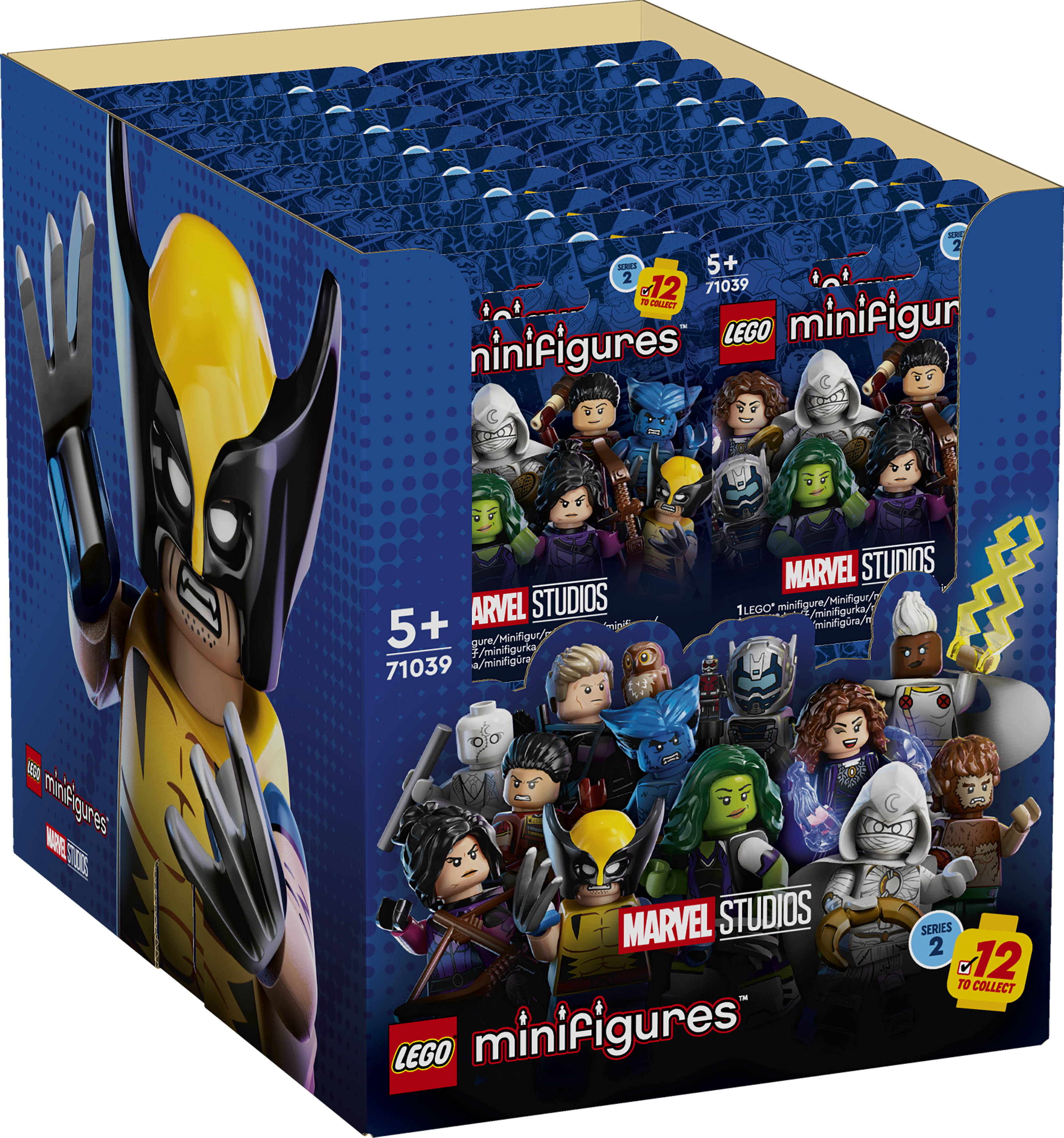 LEGO 71039 LEGO Minifiguren Marvel Serie 2 Box mit 36 Stück