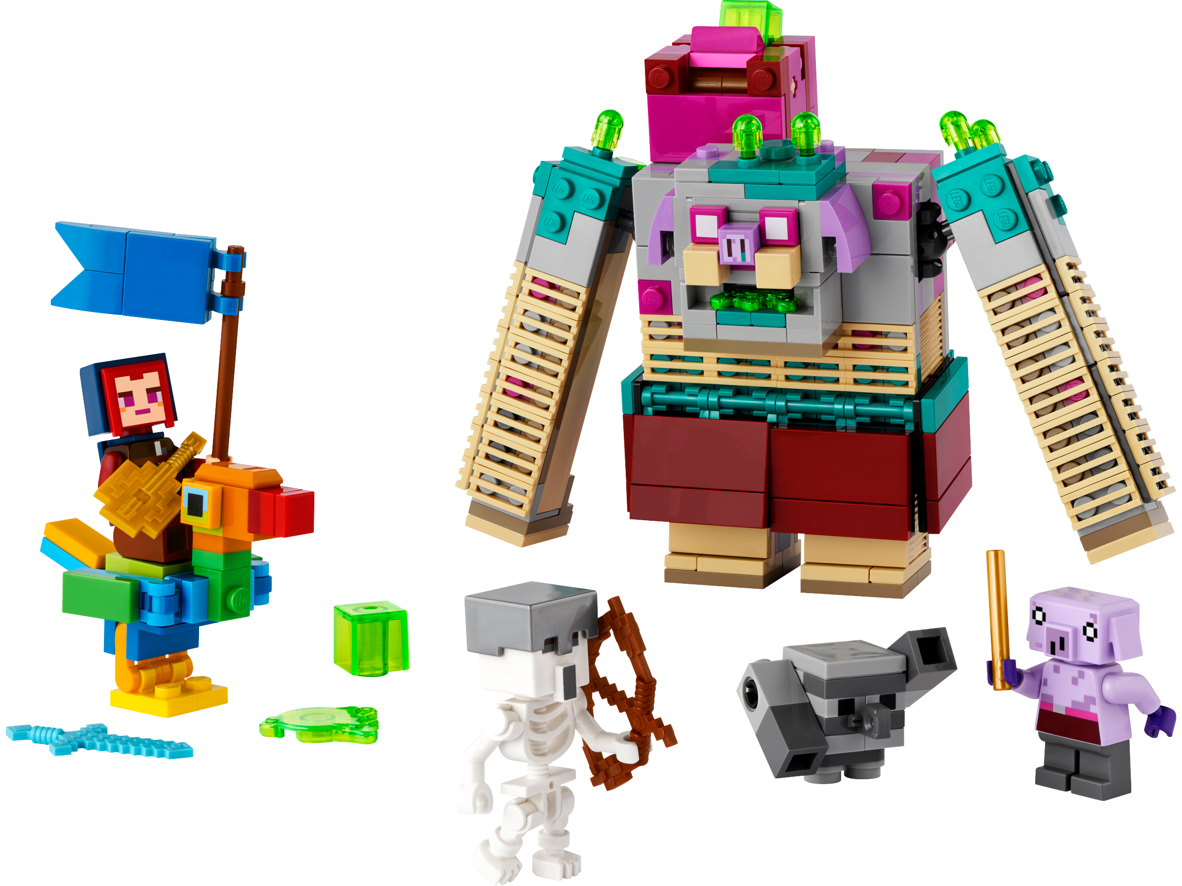 LEGO® Minecraft™ 21257 Showdown mit dem Verschlinger
