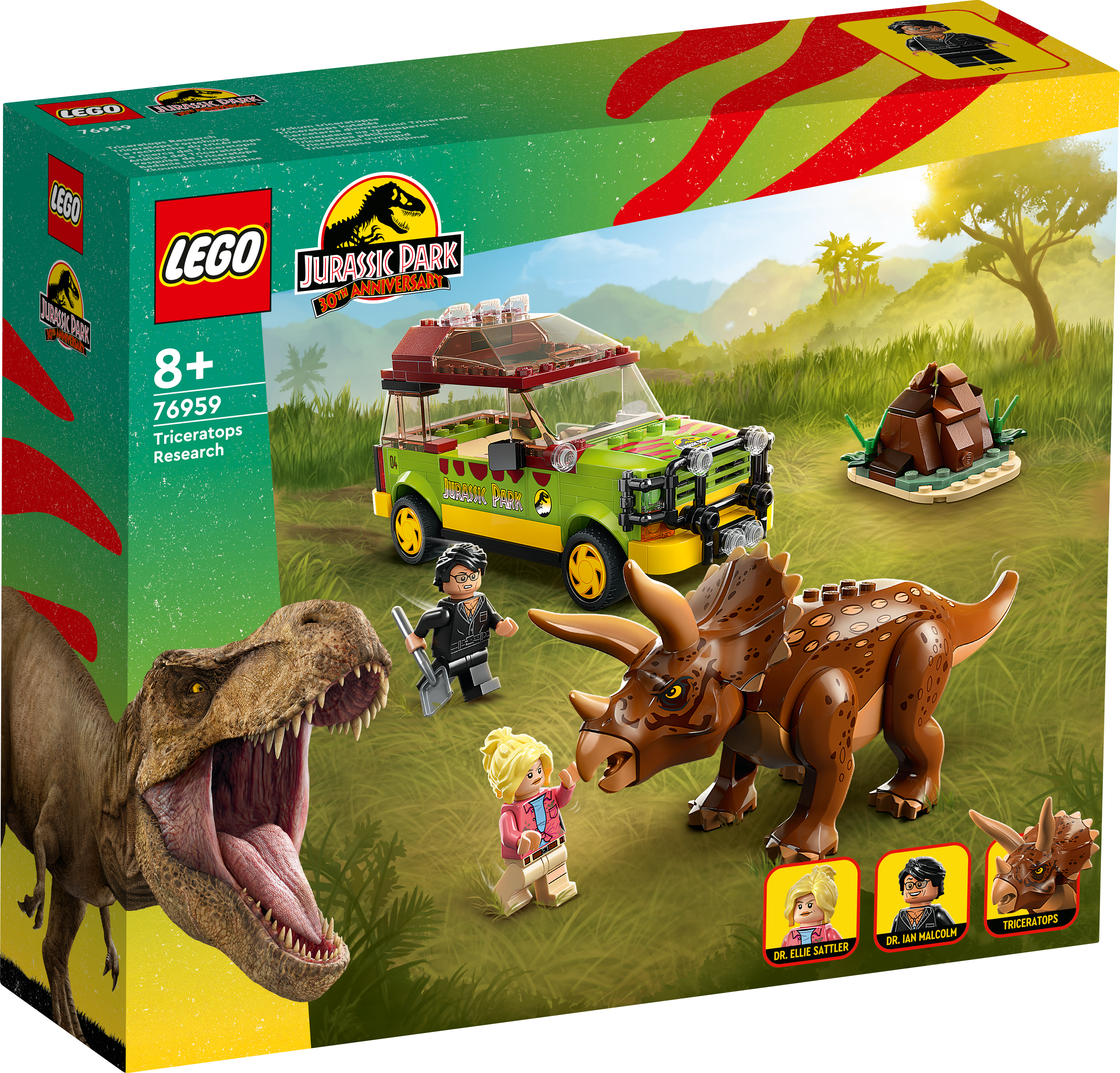 LEGO Jurassic Park 76959 Triceratops Forschung