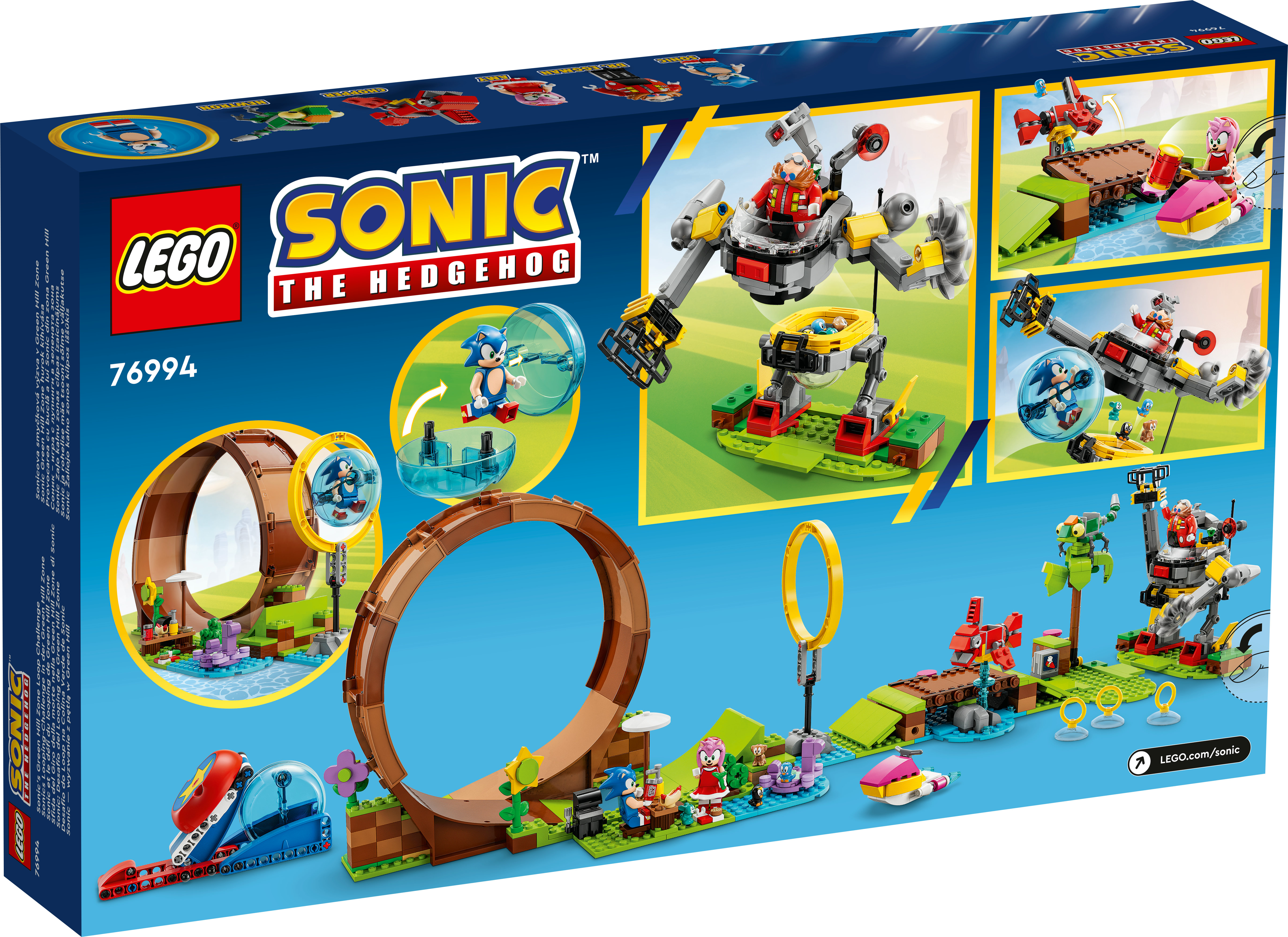 LEGO Sonic the Hedgehog 76994 Sonics Looping Challenge in der Green Hill Zone