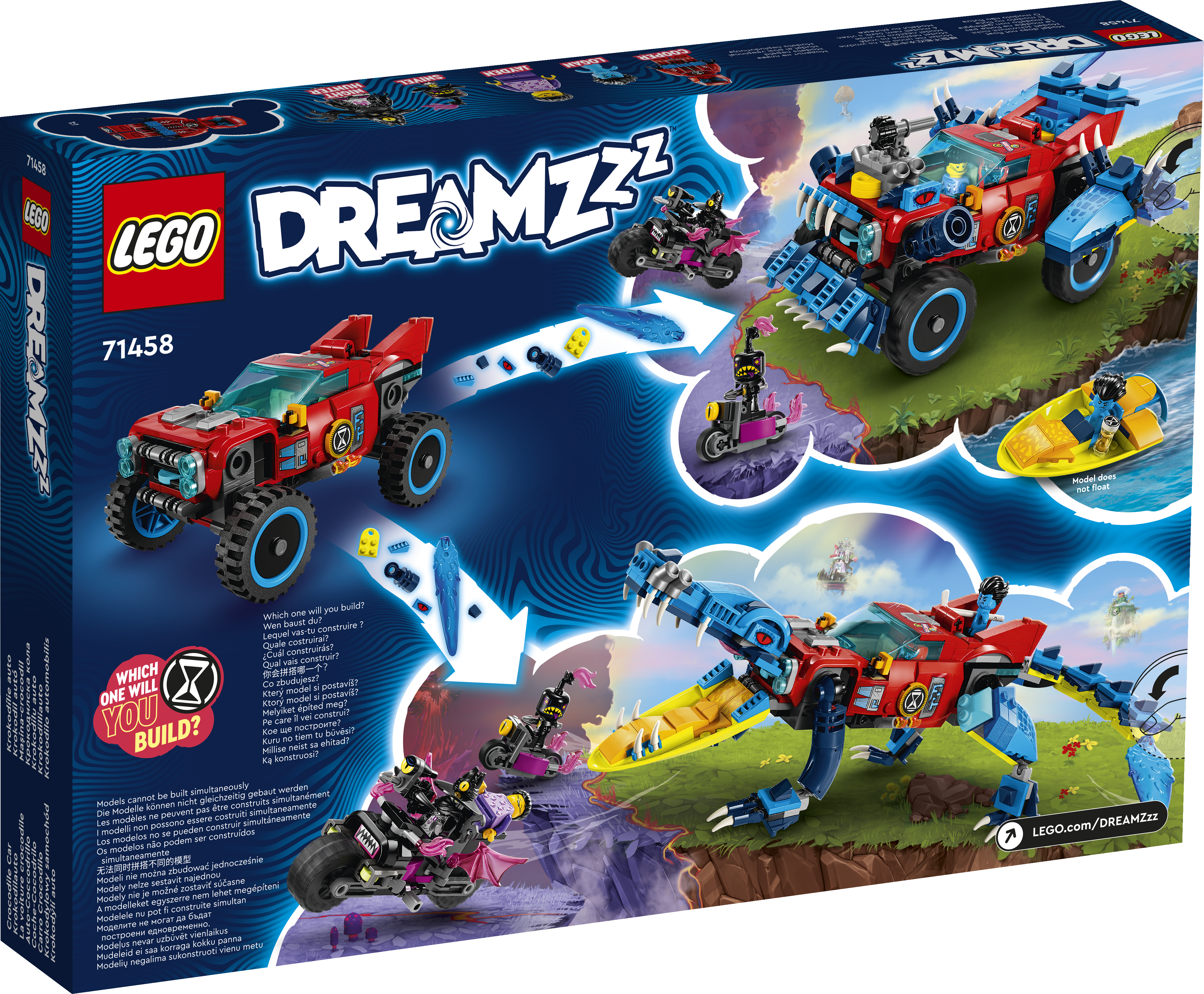 LEGO® DREAMZzz™ 71458 Krokodilauto