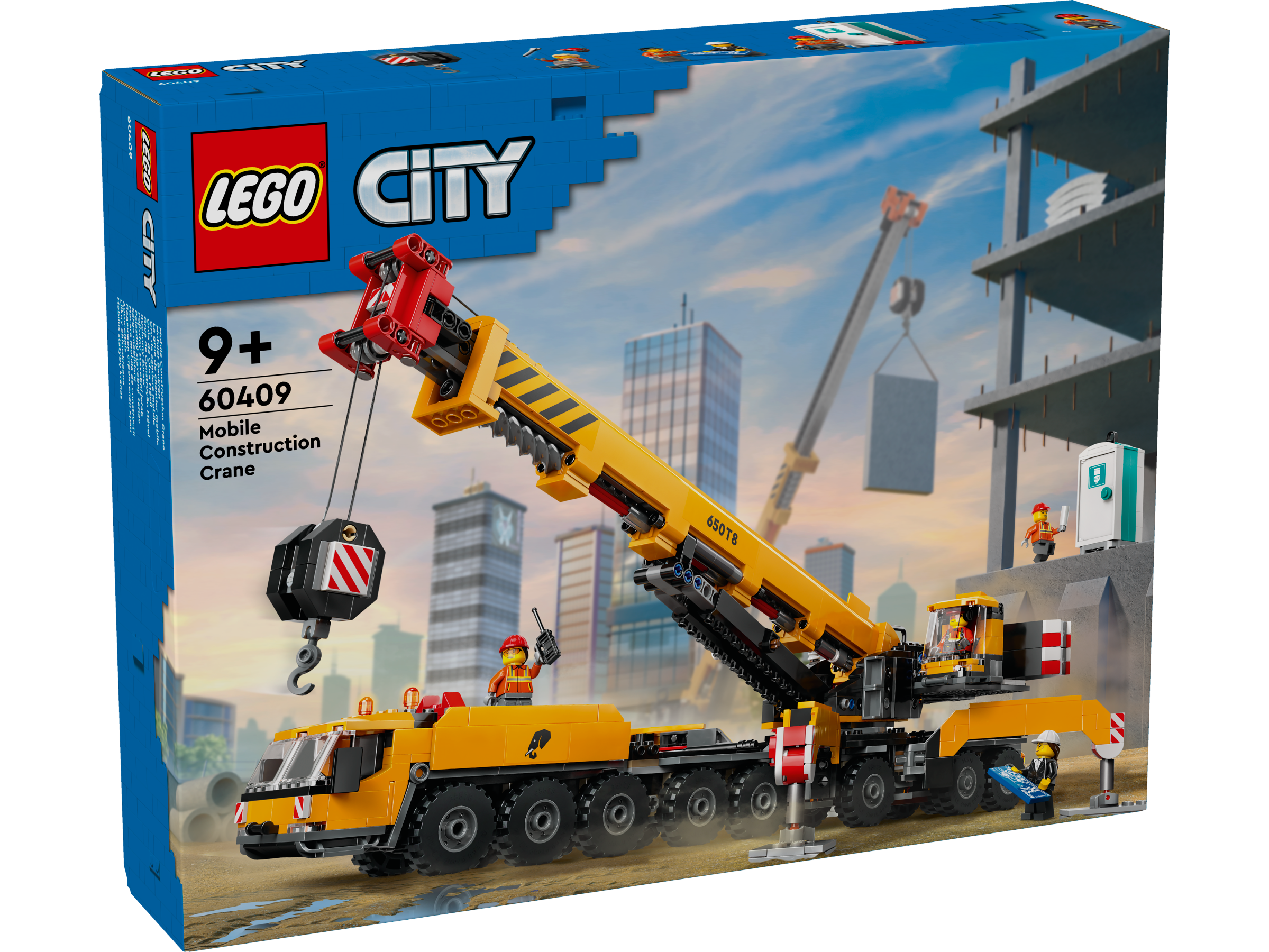 LEGO® City 60409 Yellow Mobile Construction Crane