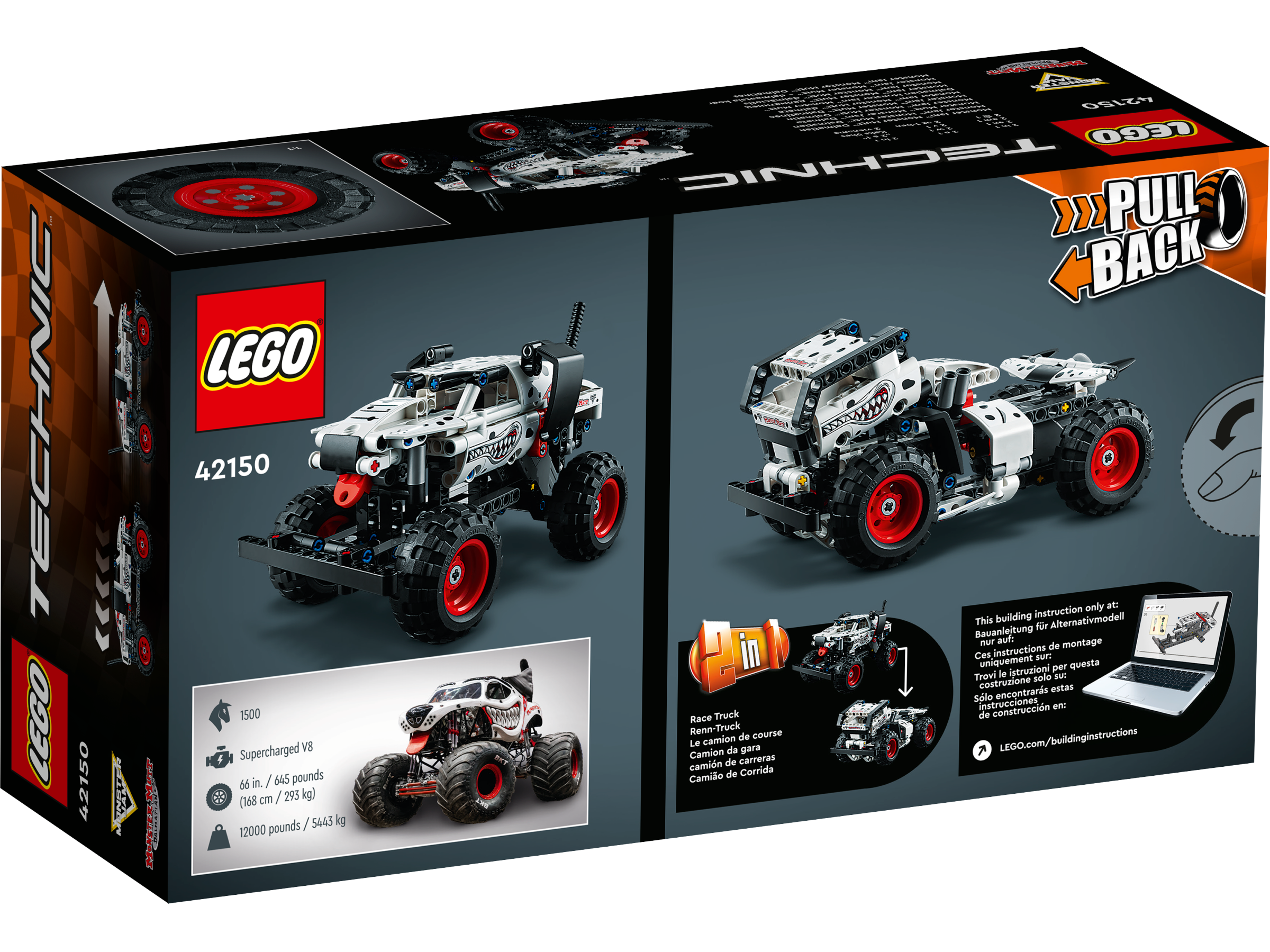 LEGO® Technic 42150 Monster Jam™ Monster Mutt™ Dalmatian