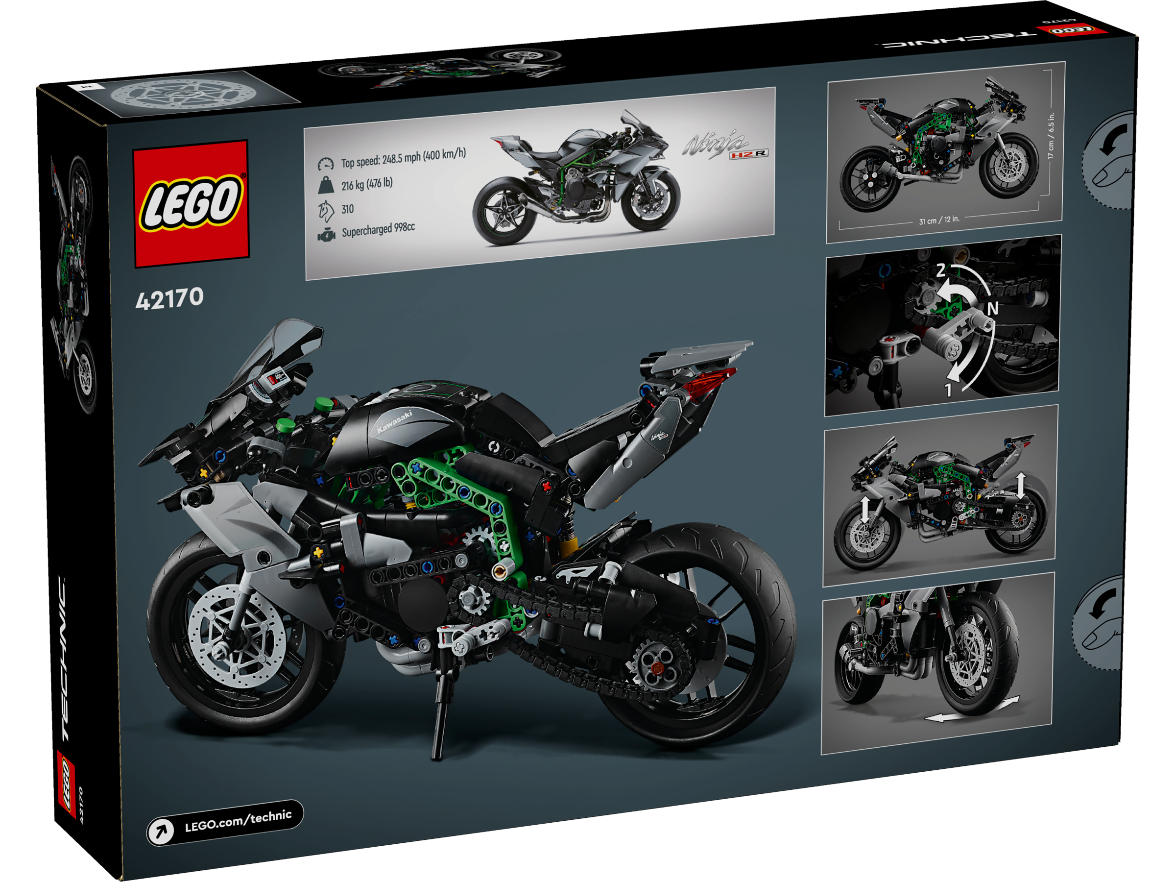 LEGO® Technic 42170 Kawasaki Ninja H2R Motorcycle