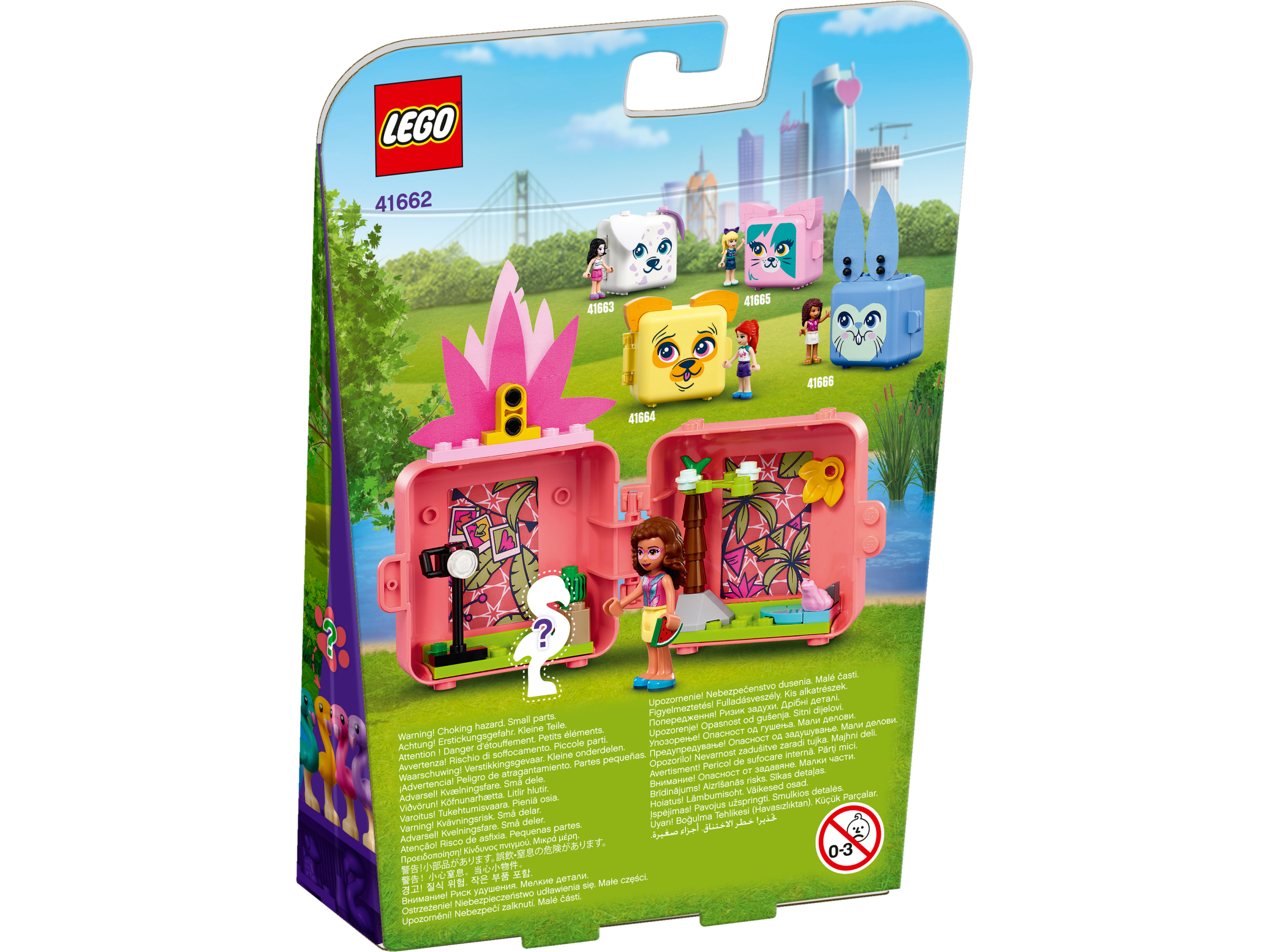 LEGO® Friends 41662 Olivias Flamingo-Würfel
