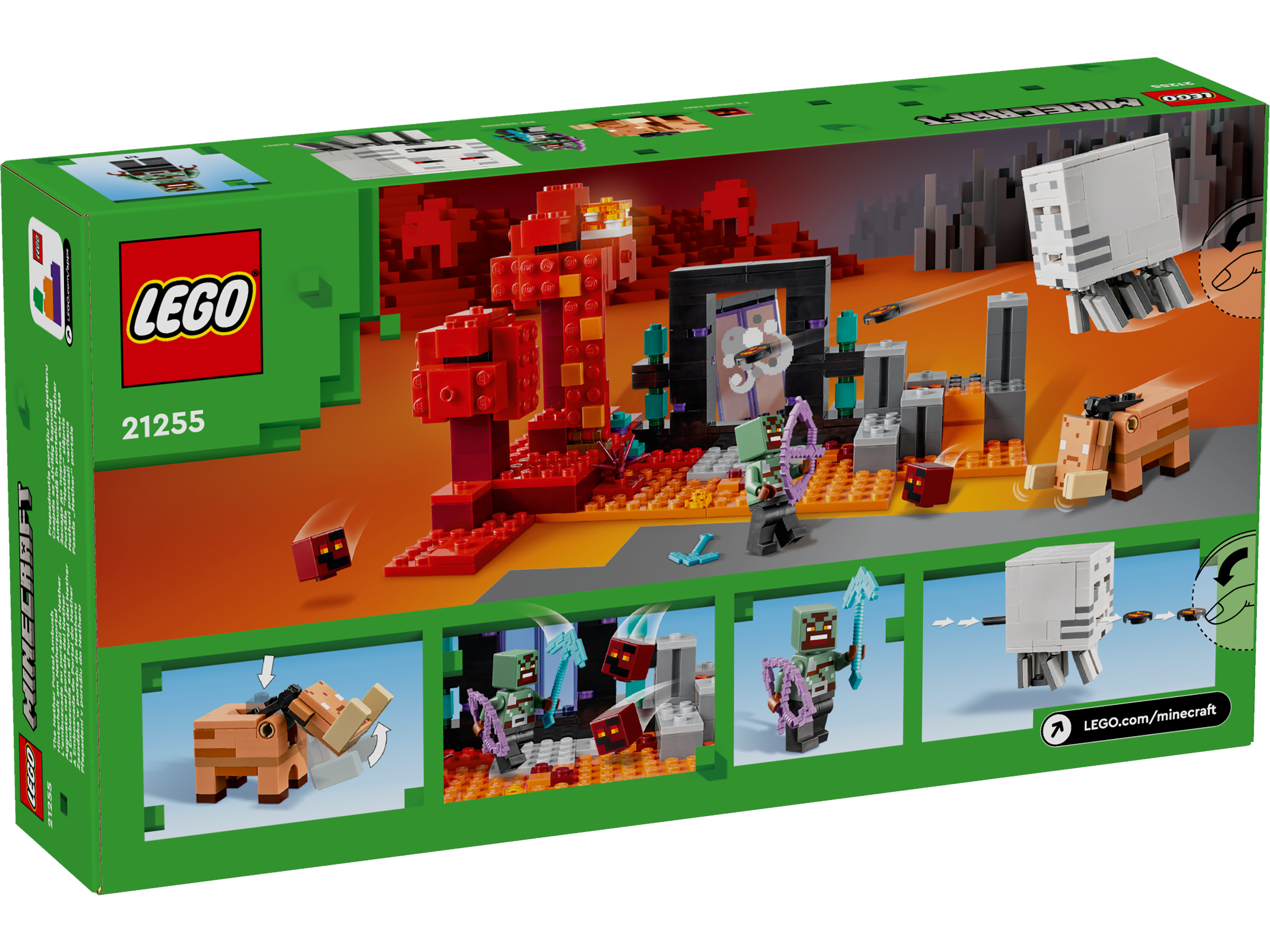 LEGO® Minecraft™ 21255 Hinterhalt am Netherportal