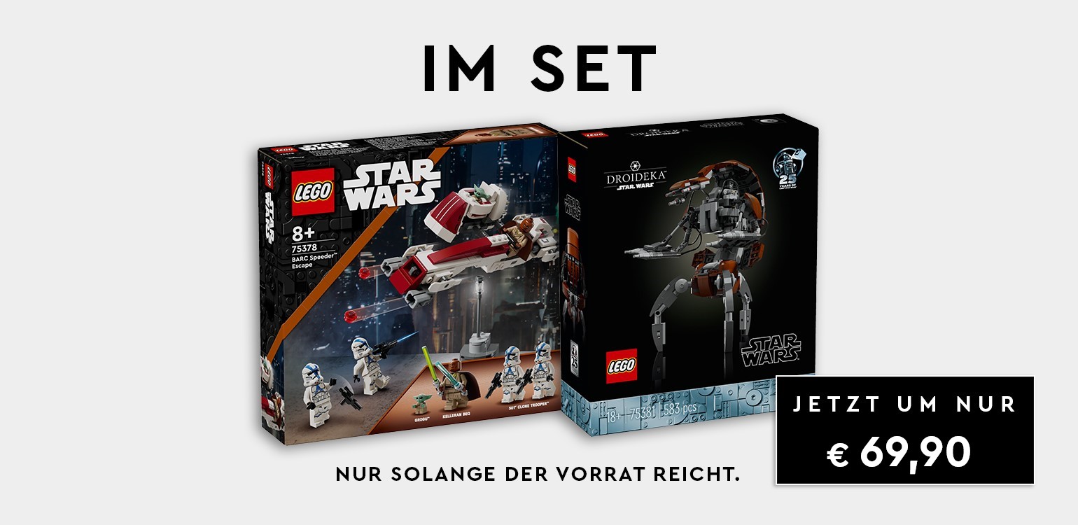 LEGO Star Wars Bundle Pack 75378 + 75381 SET