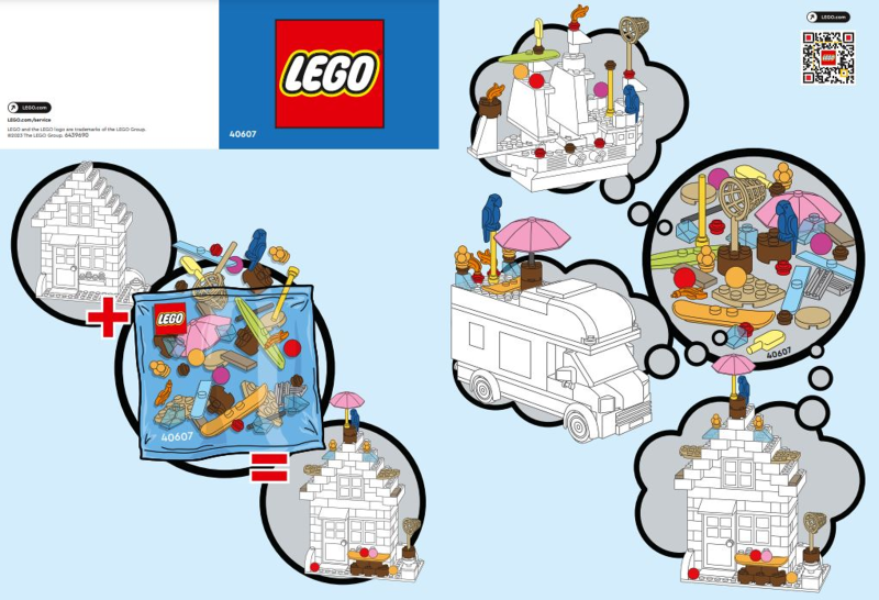 LEGO 40607 Sommerspaß VIP Ergänzungsset Polybag