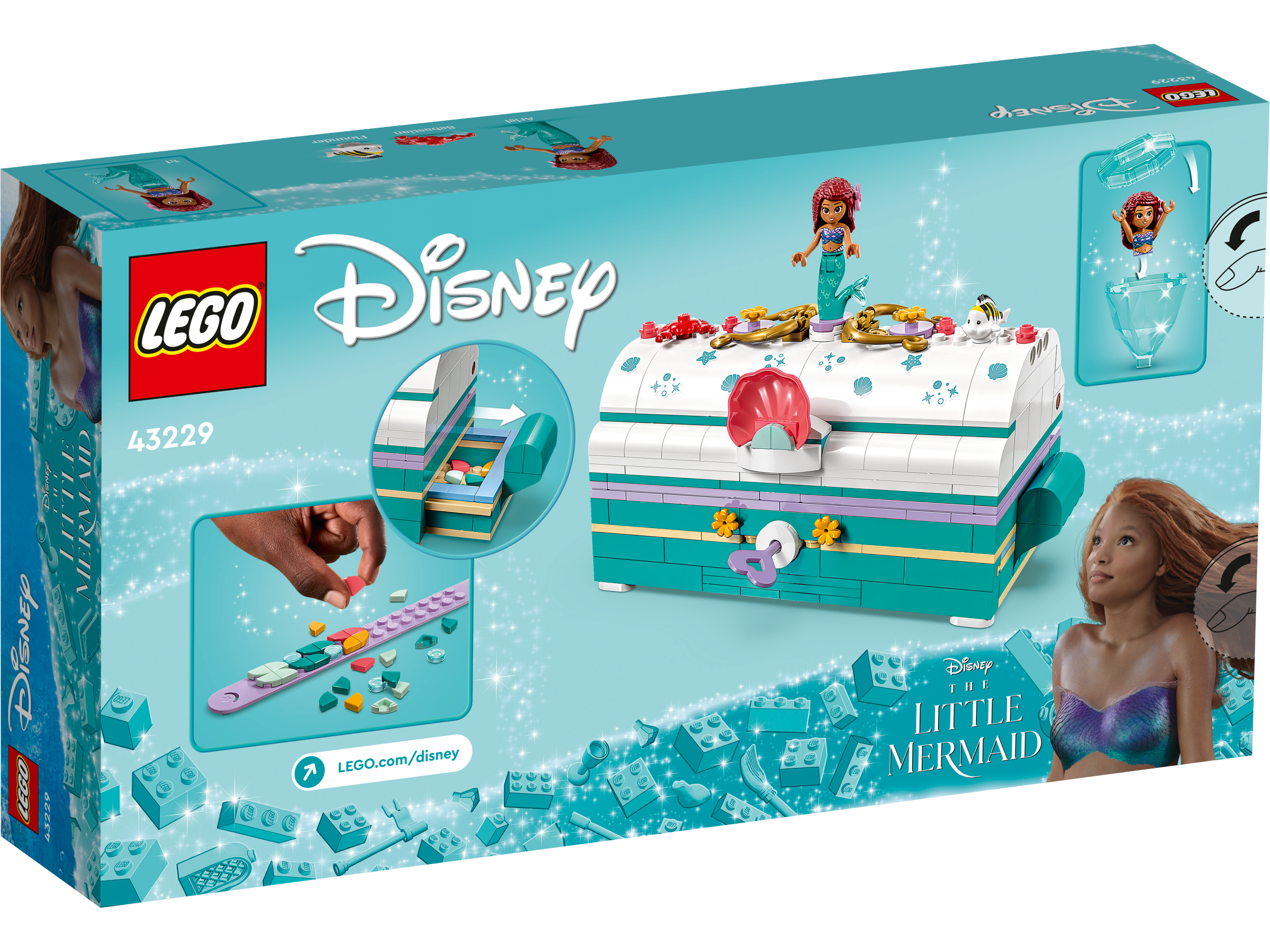 LEGO® Disney™ 43229 Arielles Schatztruhe