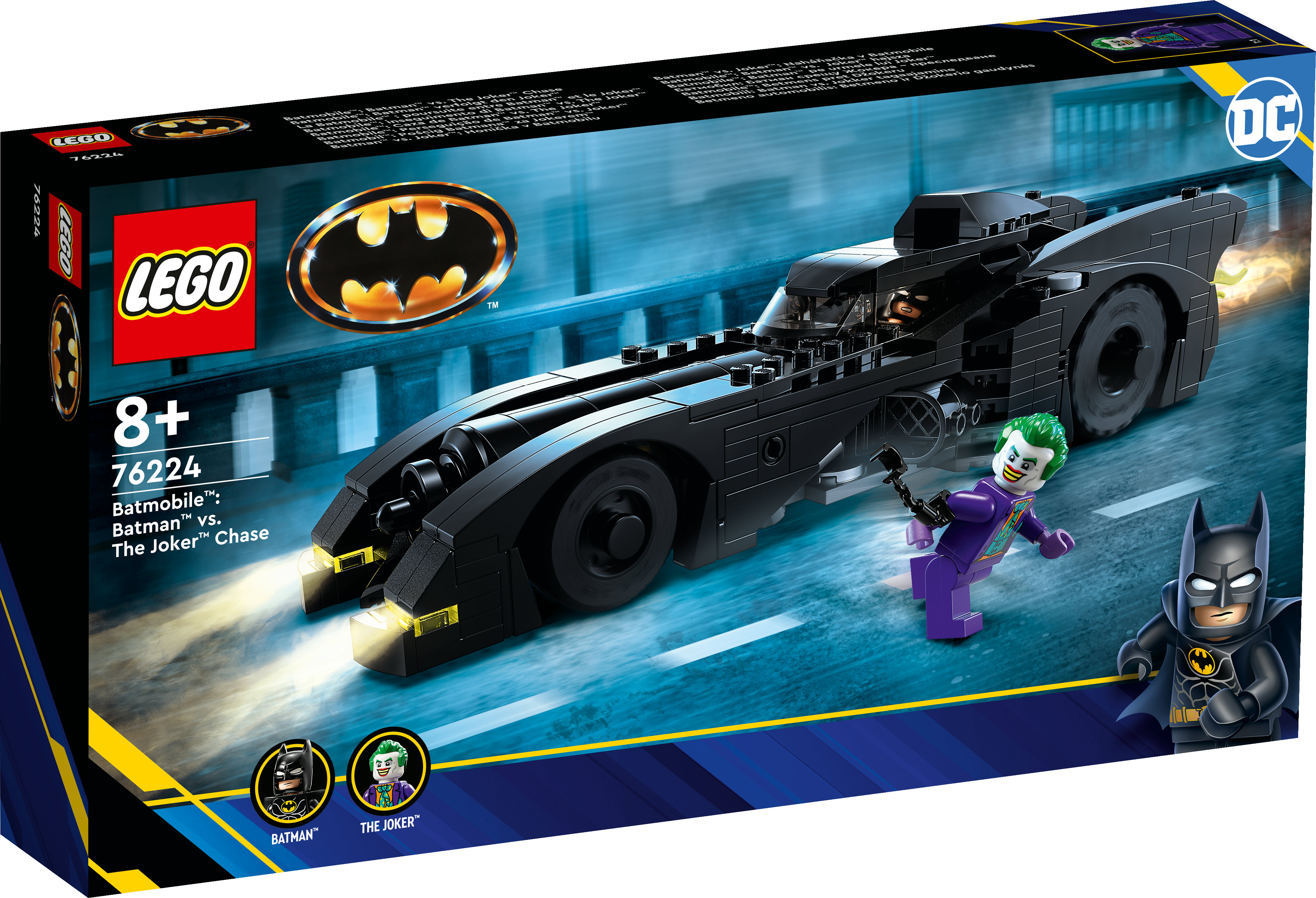 LEGO DC Comics Super Heroes 76224 Batmobile Batman verfolgt den Joker