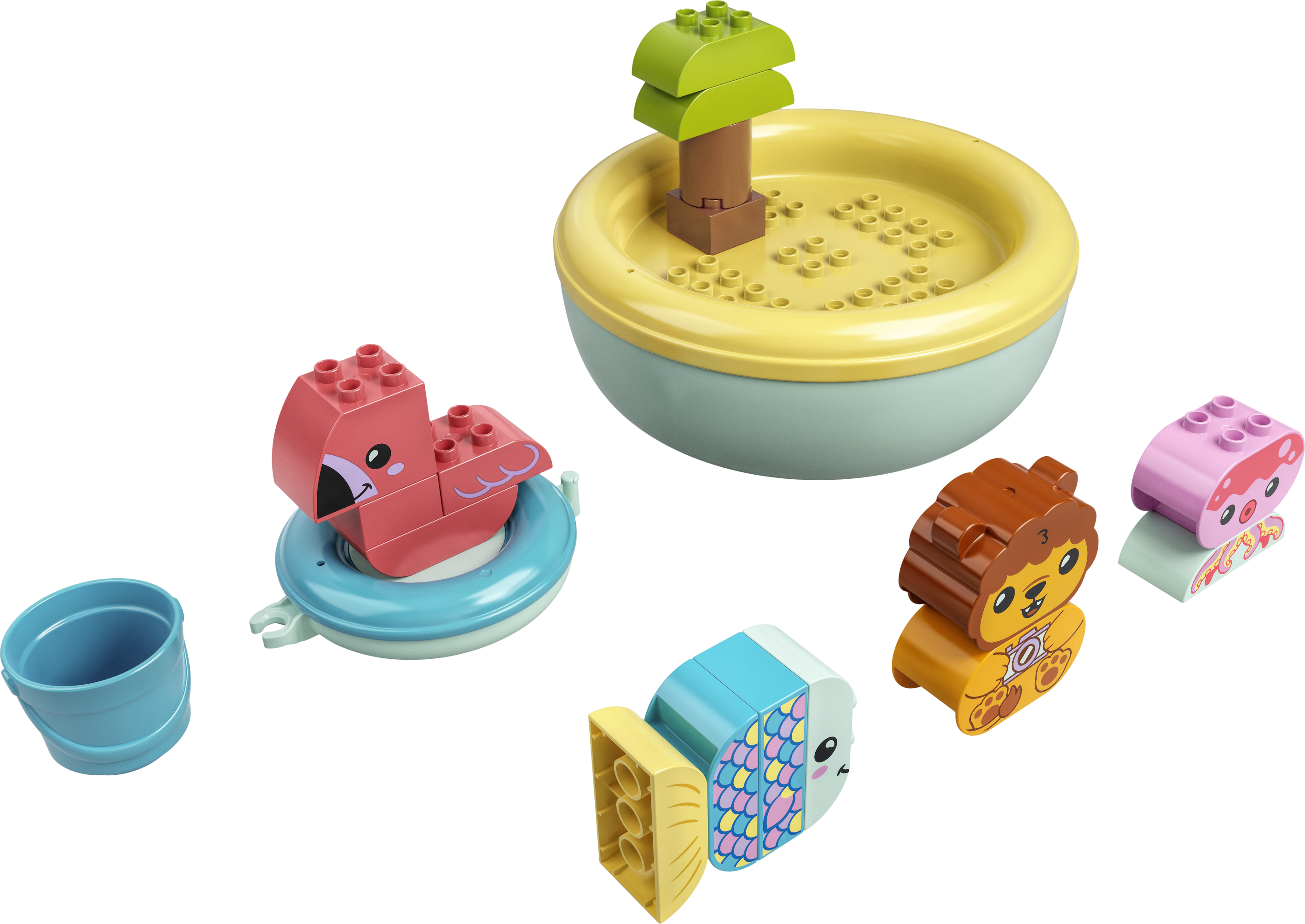 LEGO® DUPLO® 10966 Badewannenspaß: Schwimmende Tierinsel