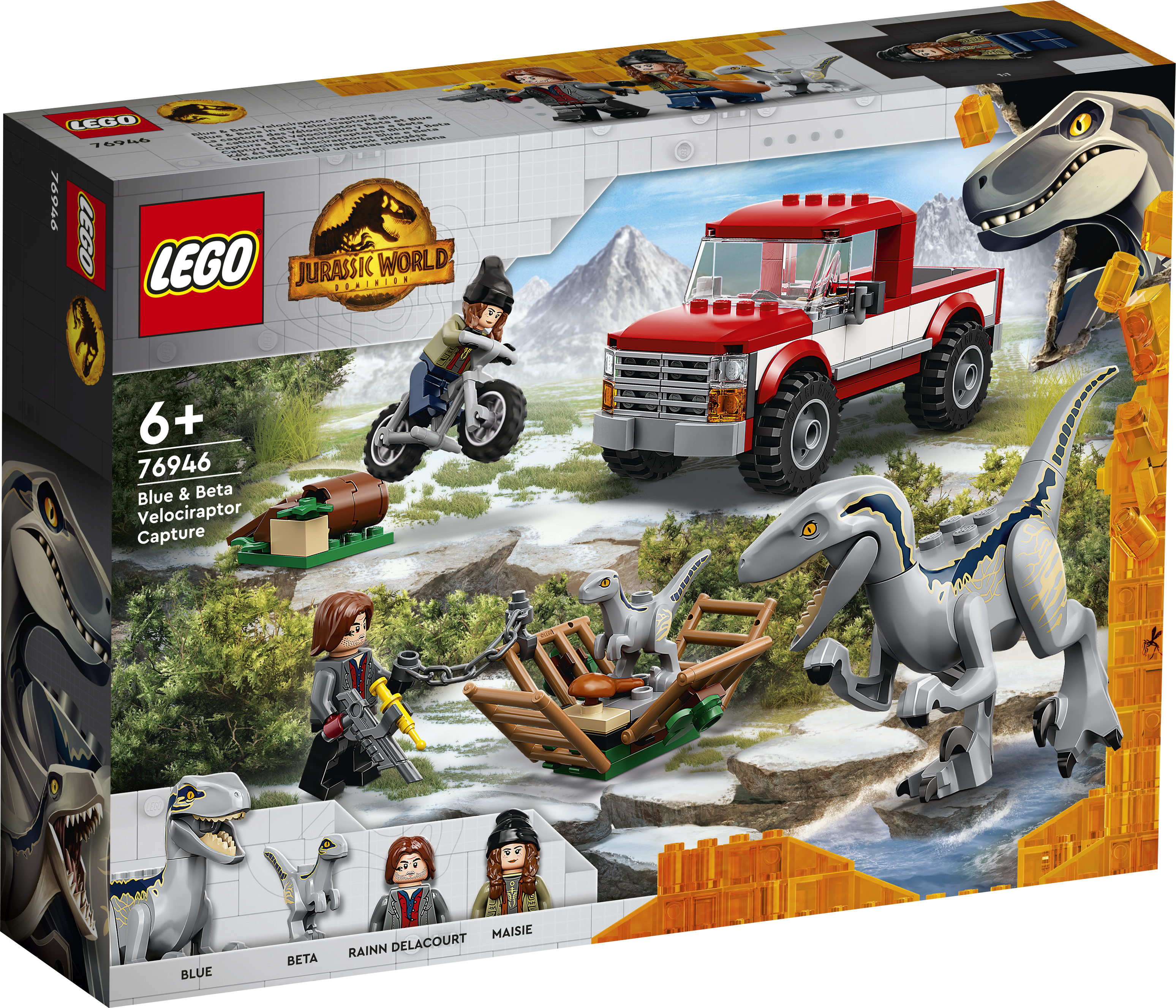 LEGO® Jurassic World™ 76946 Blue &amp; Beta in der Velociraptor-Falle