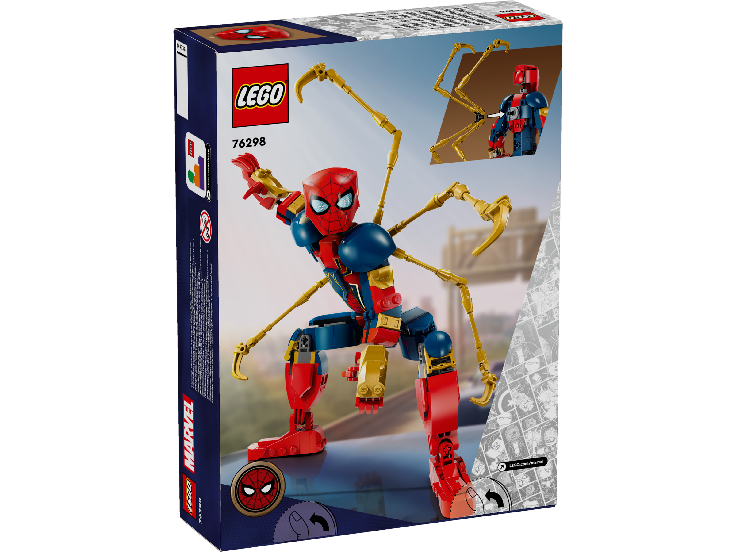 LEGO Marvel Super Heroes 76298 Iron Spider-Man Baufigur