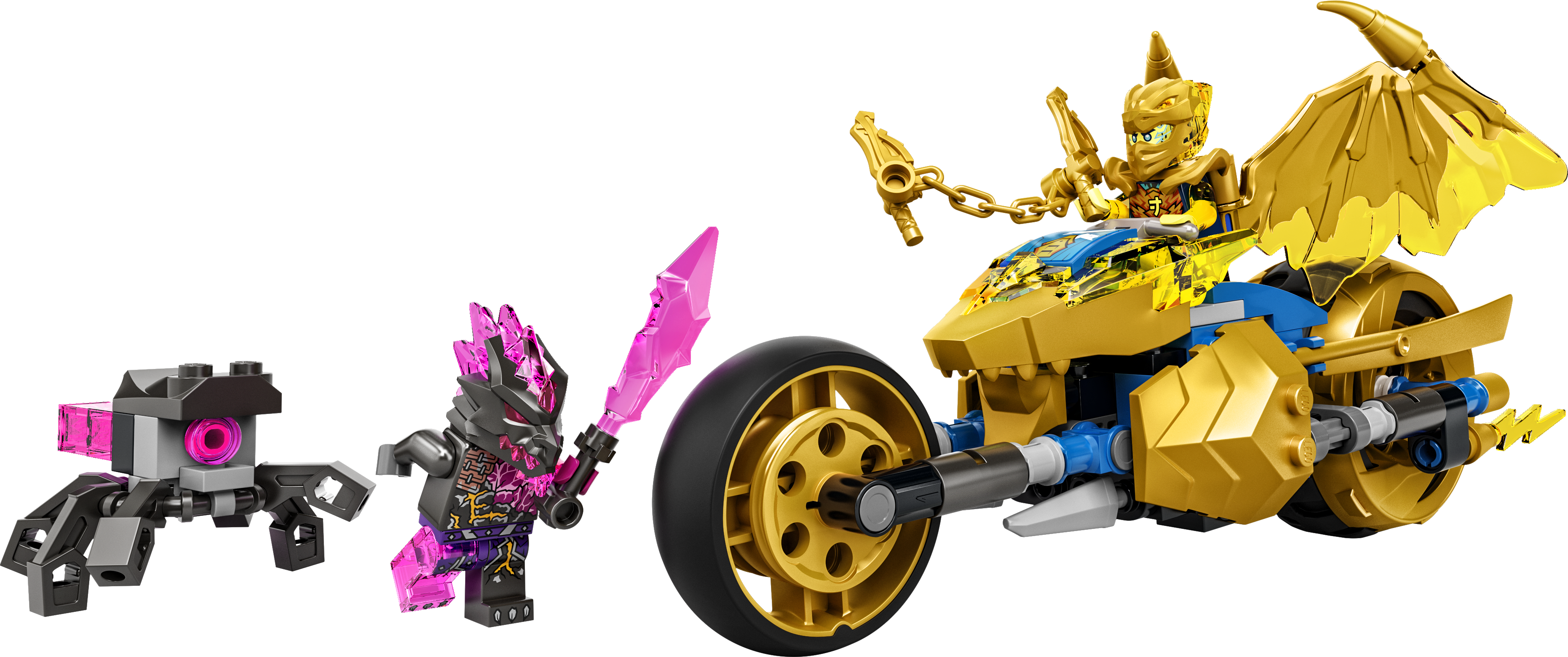 LEGO® NINJAGO® 71768 Jays Golddrachen-Motorrad