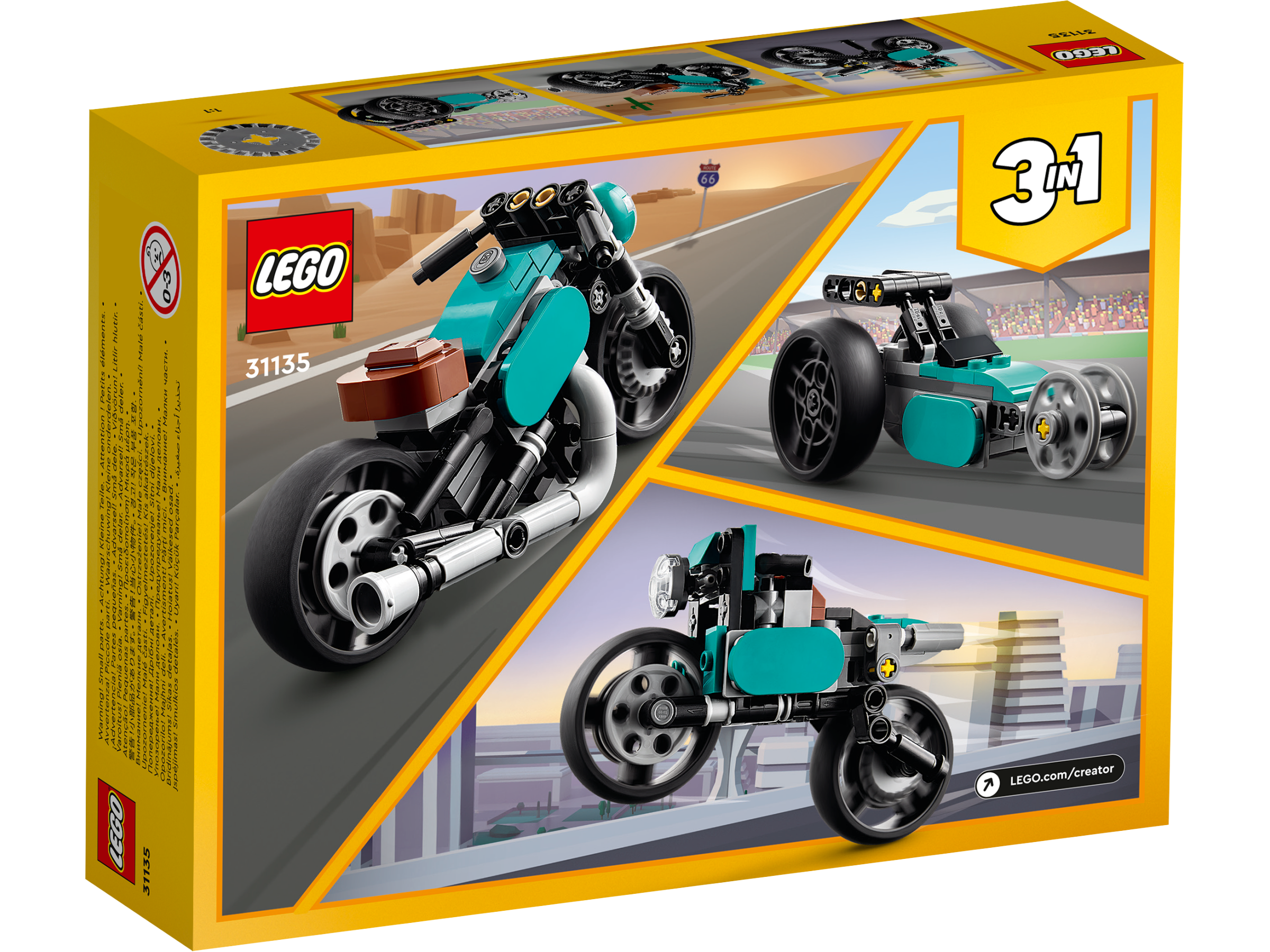 LEGO® Creator 3-in-1-Sets 31135 Oldtimer Motorrad