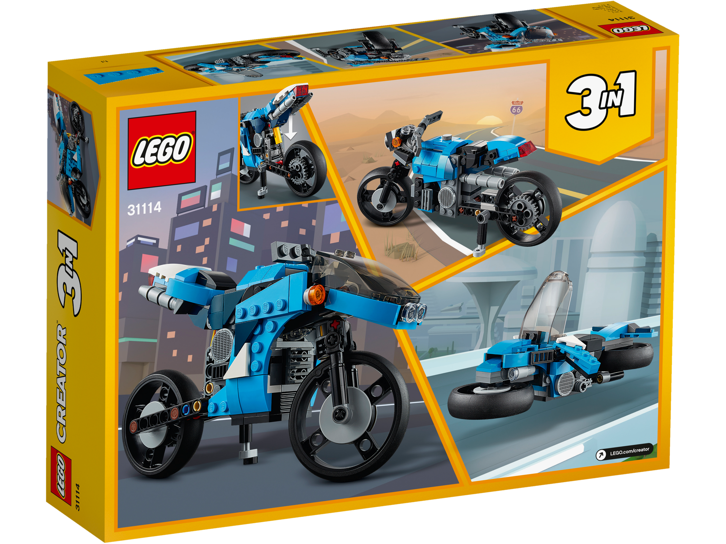 LEGO® Creator 3-in-1 31114 Geländemotorrad