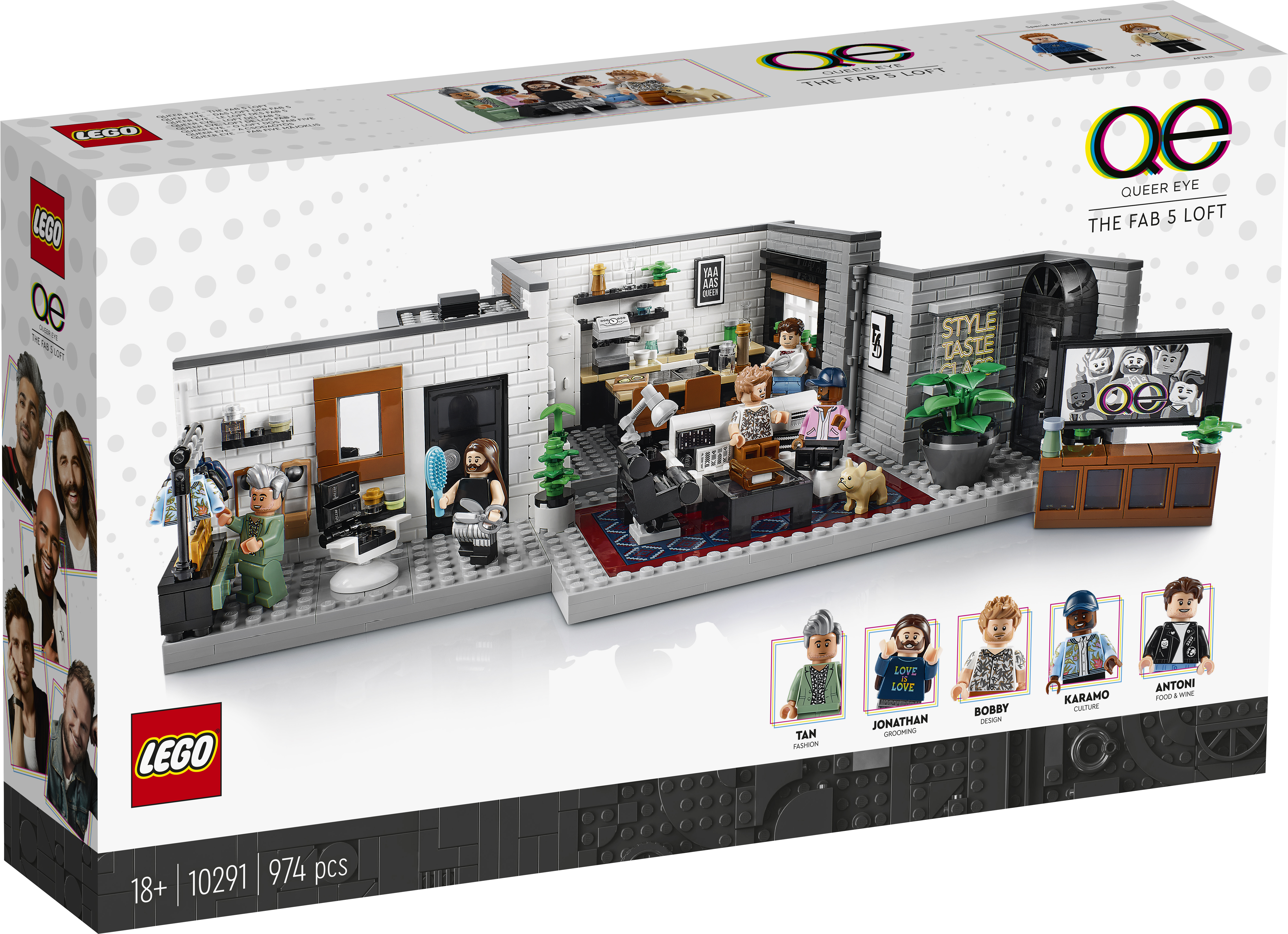 LEGO® 10291 Queer Eye – Das Loft der Fab 5
