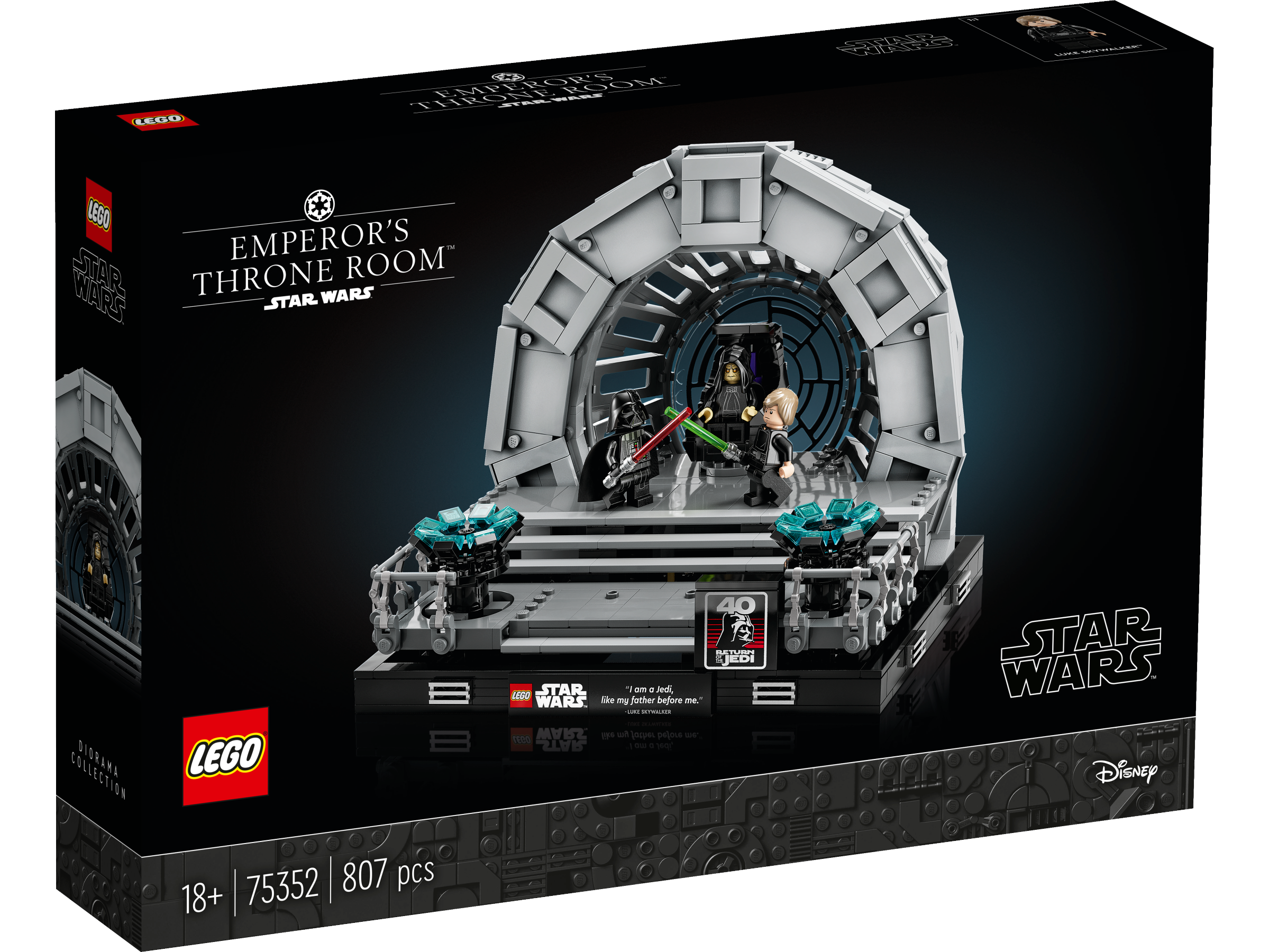 LEGO Star Wars 75352 Thronsaal des Imperators Diorama