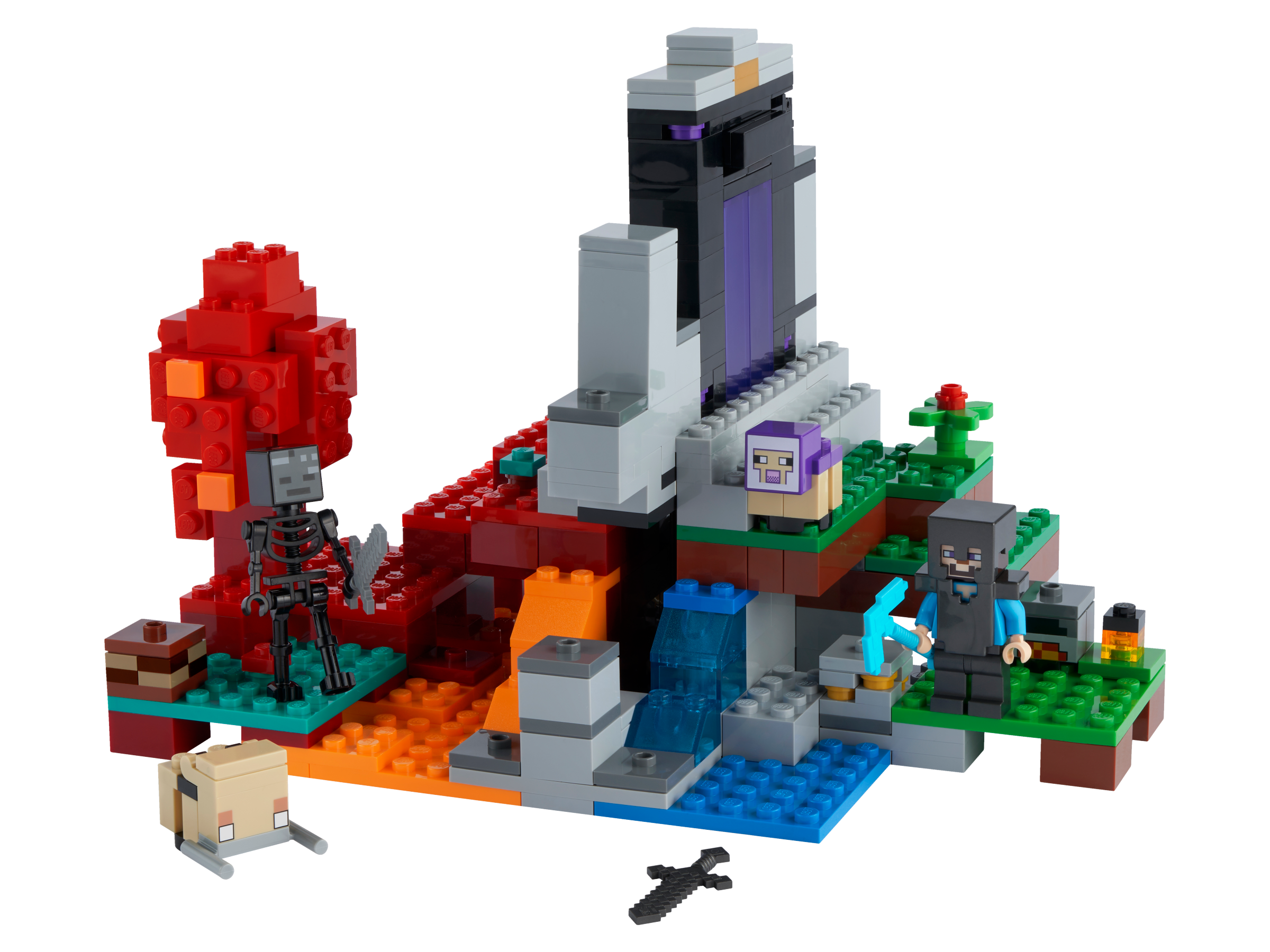 LEGO® Minecraft™ 21172 Das zerstörte Portal