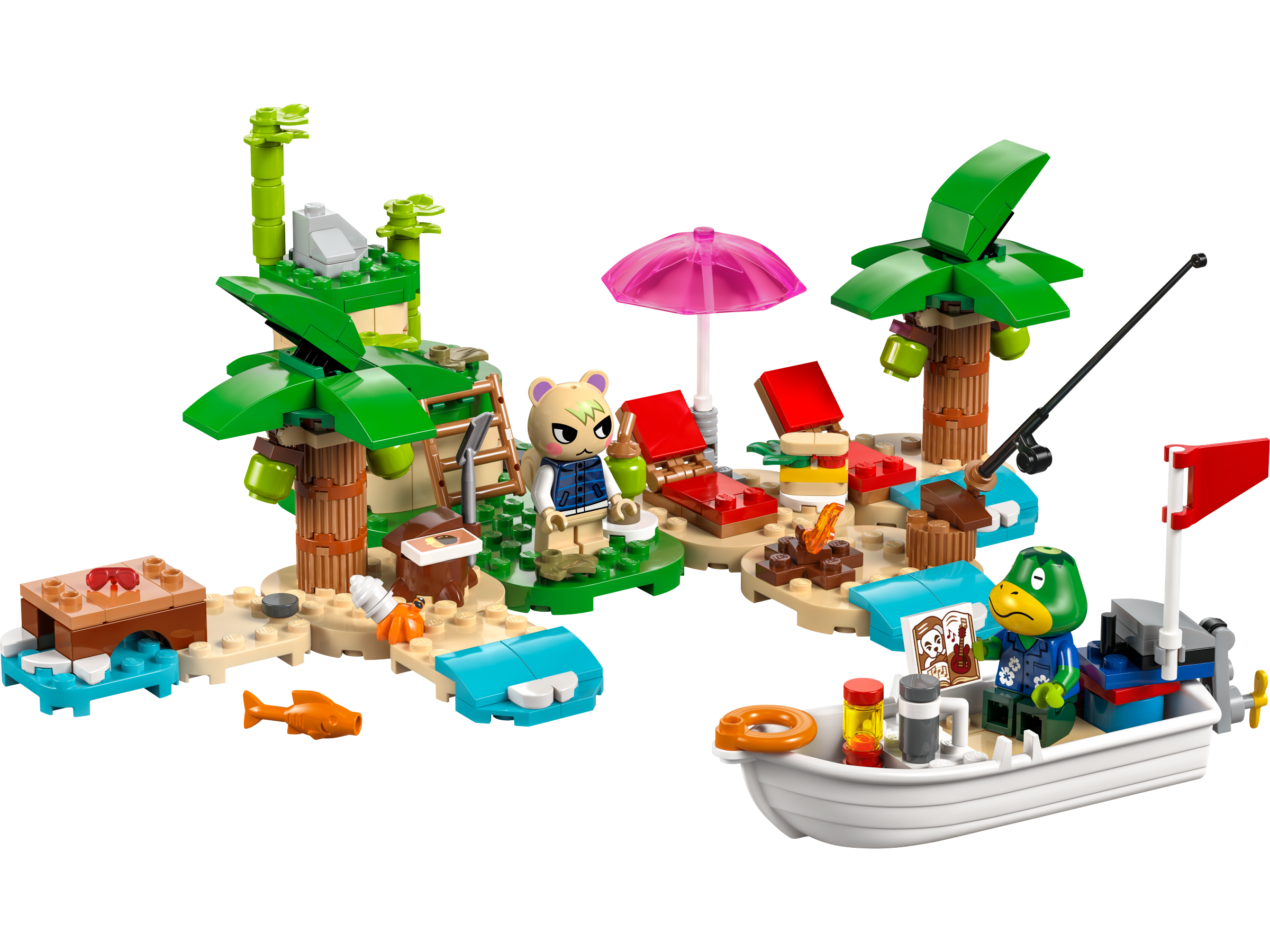 LEGO Animal Crossing 77048 Käptens Insel-Bootstour
