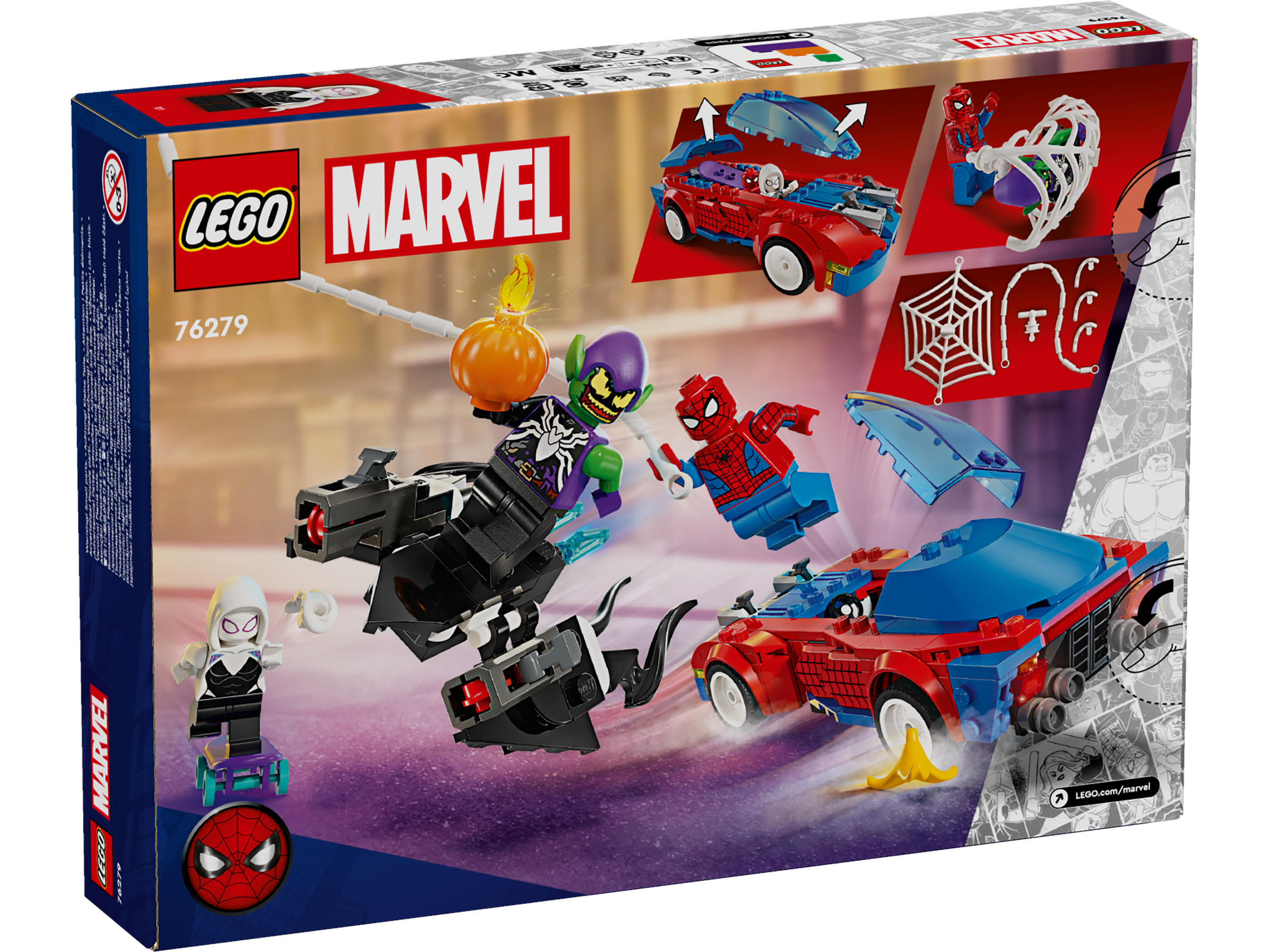 LEGO® Marvel Super Heroes 76279 Spider-Mans Rennauto & Venom Green Goblin