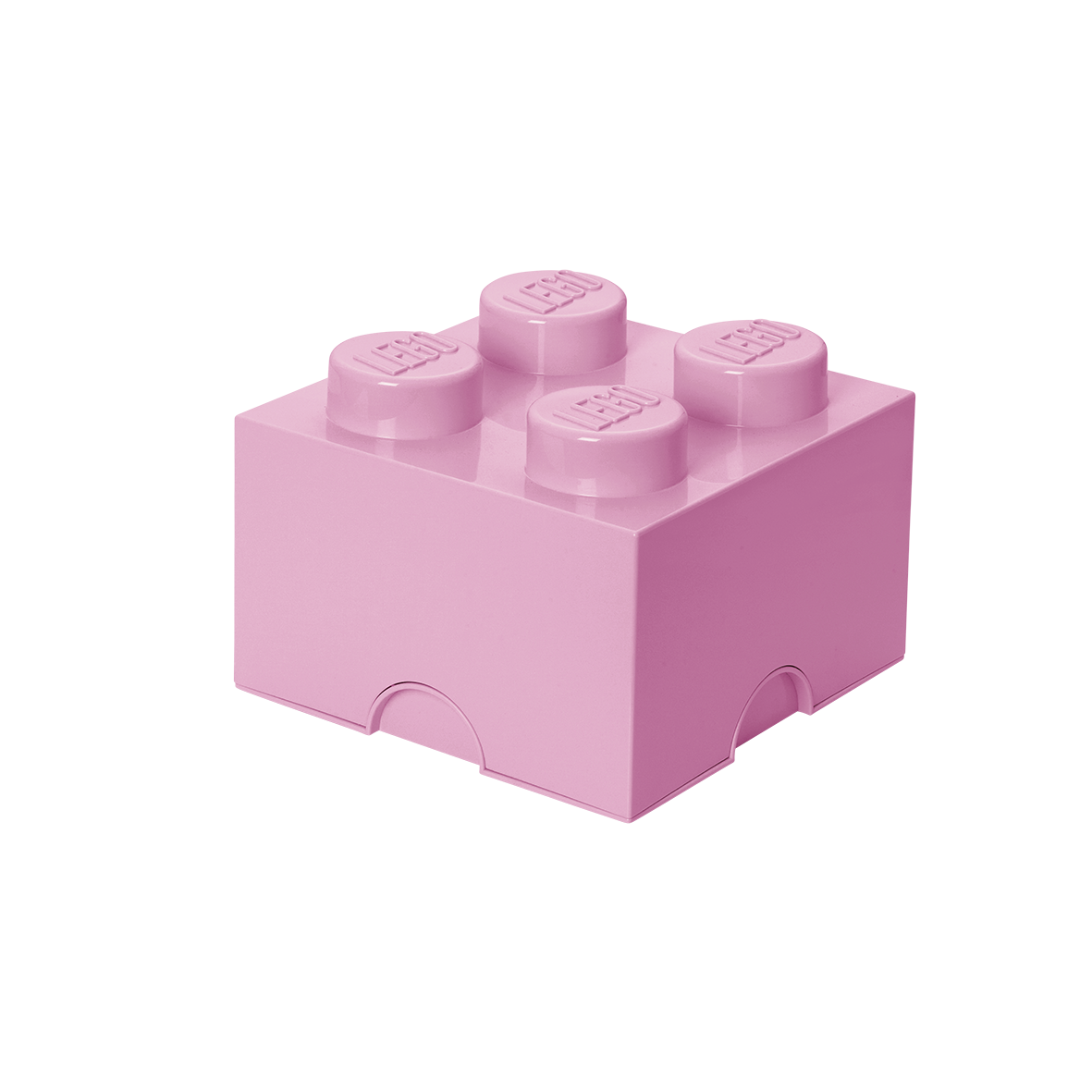 LEGO® Aufbewahrungsstein mit 4 Noppen in Rosa