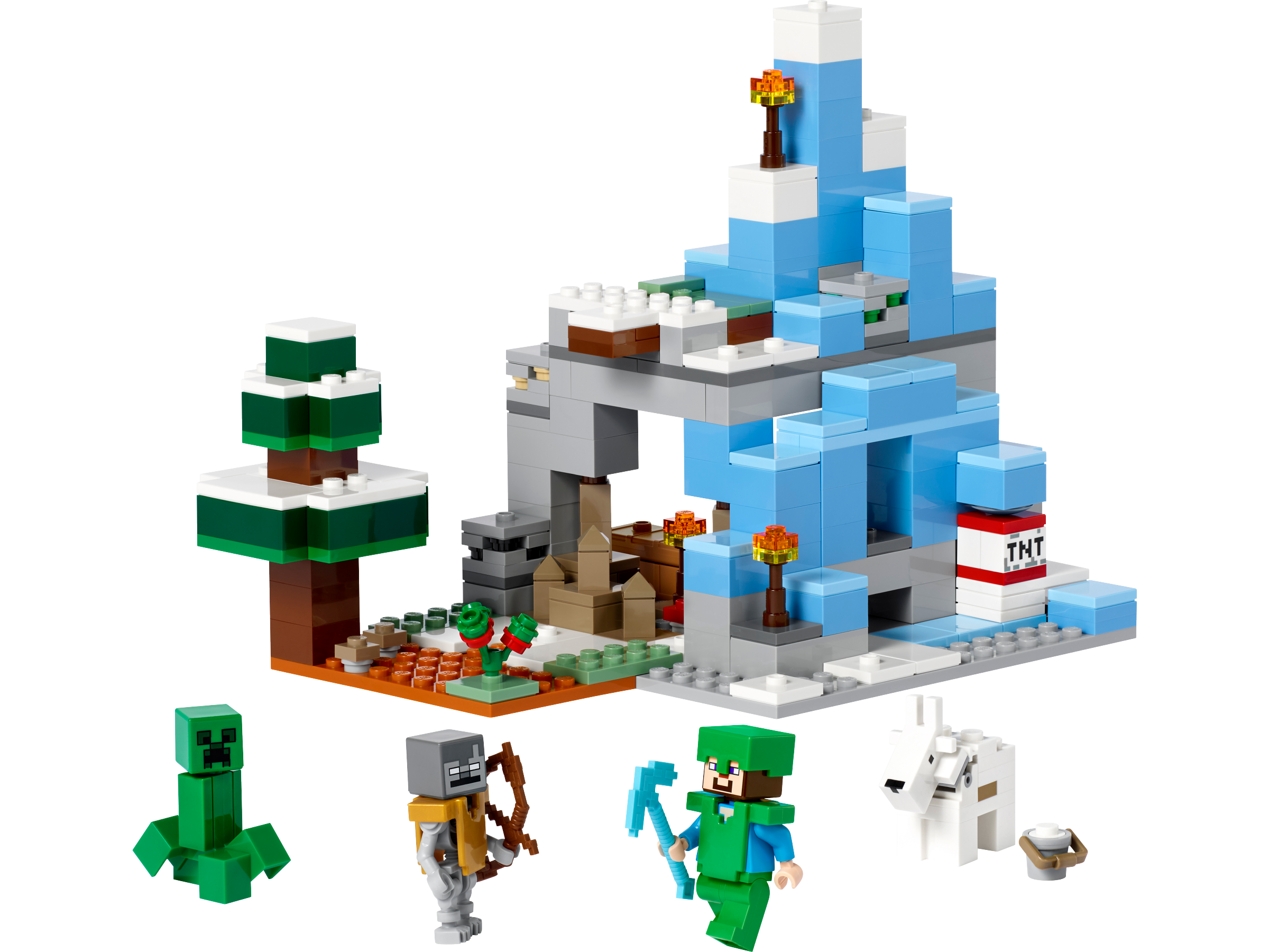 LEGO® Minecraft™ 21243 Die Vereisten Gipfel