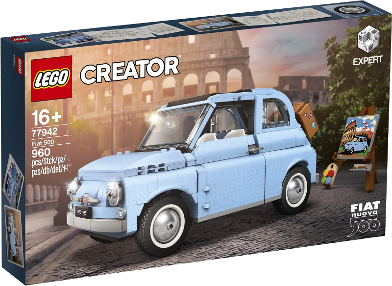 LEGO® 77942 Fiat 500 hellblau