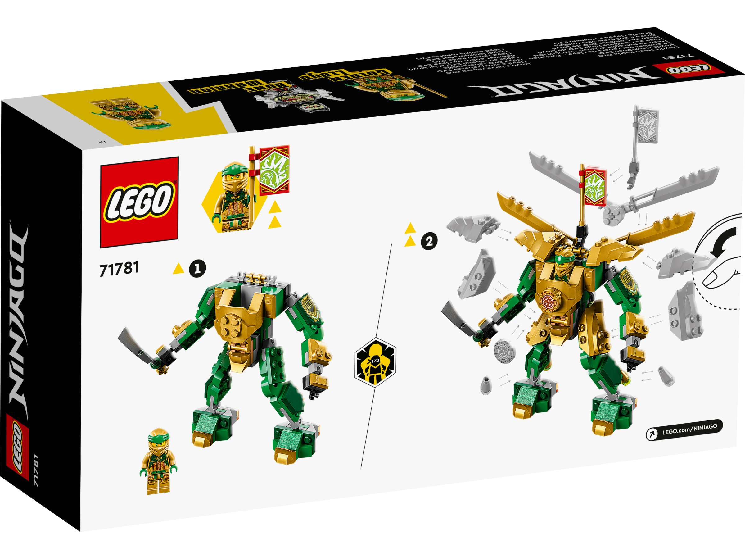 LEGO® NINJAGO® 71781 Lloyds Mech-Duell EVO